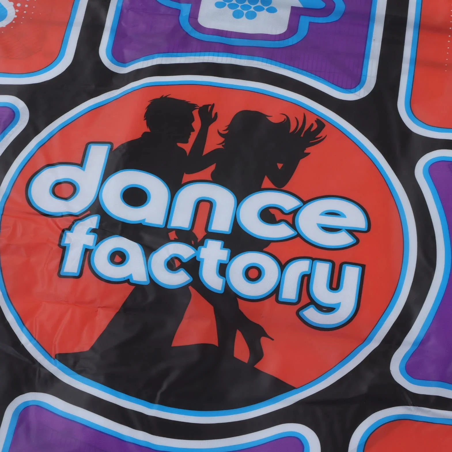 Podkładka do Tańca Muzycznego, ćwiczenia Składana Wczesna Edukacja Tanzmatte Dance Factory Podwójny Odtwarzacz Baile Just Mat Elektroniczna Mata Elektroniczna do Salonu z Kablem AV