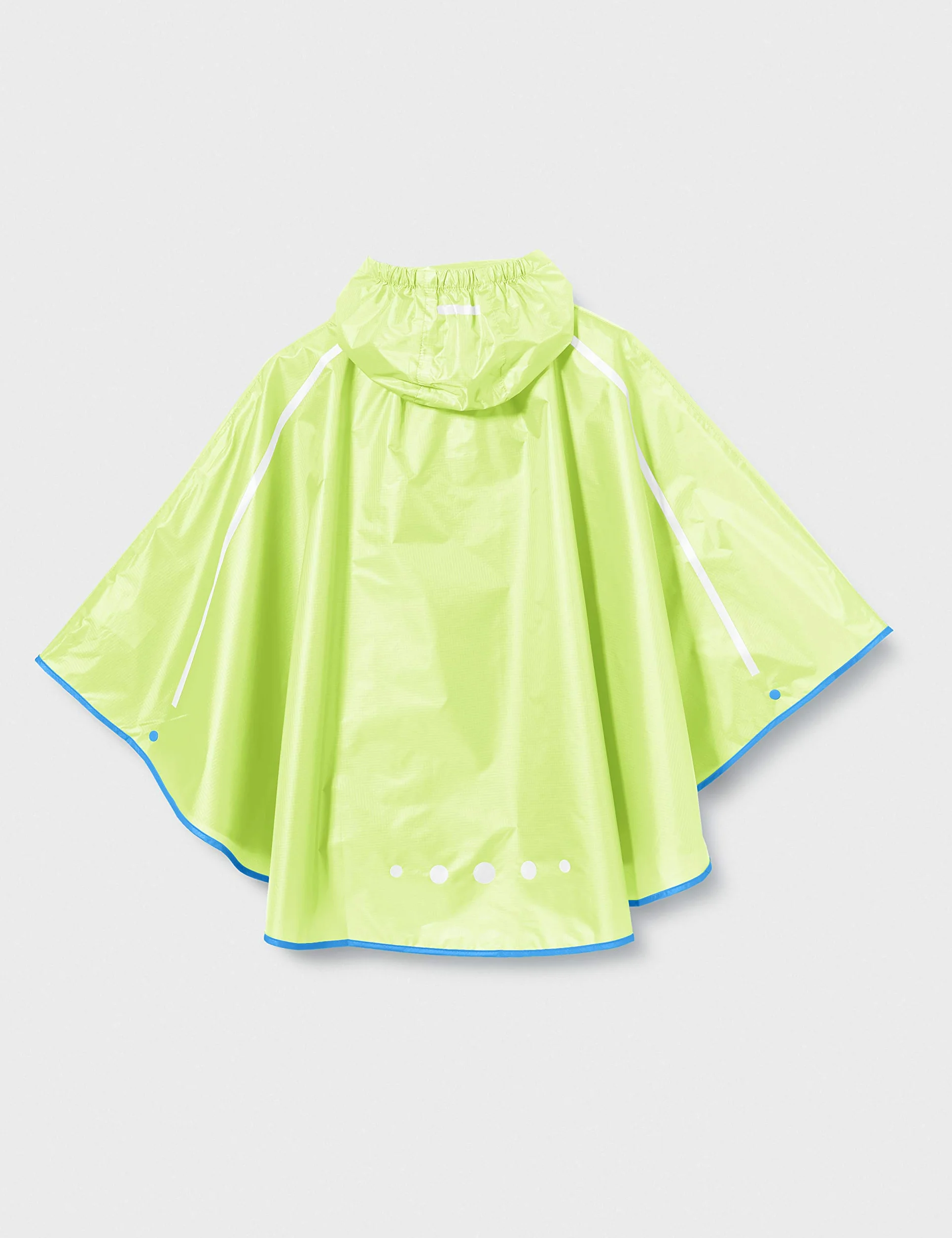 Playshoes Unisex dziecięce ponczo przeciwdeszczowe, składane, kurtka przeciwdeszczowa, odzież przeciwdeszczowa, żółty neonowy, L