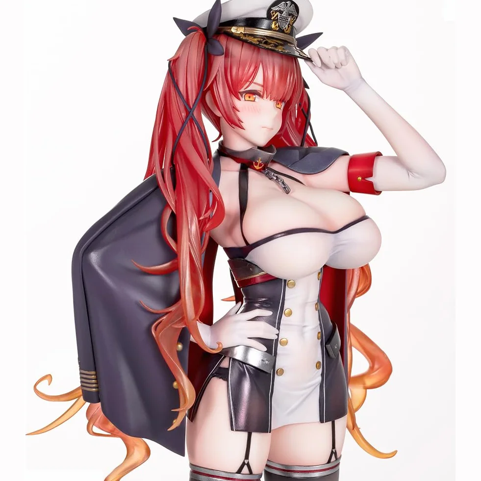 Figurka Azur Lane - 26 cm USS Figurka Postacie Anime Figurka PCW Model Kolekcjonerska Dekoracja Ozdoby Statuetka Rzemiosło