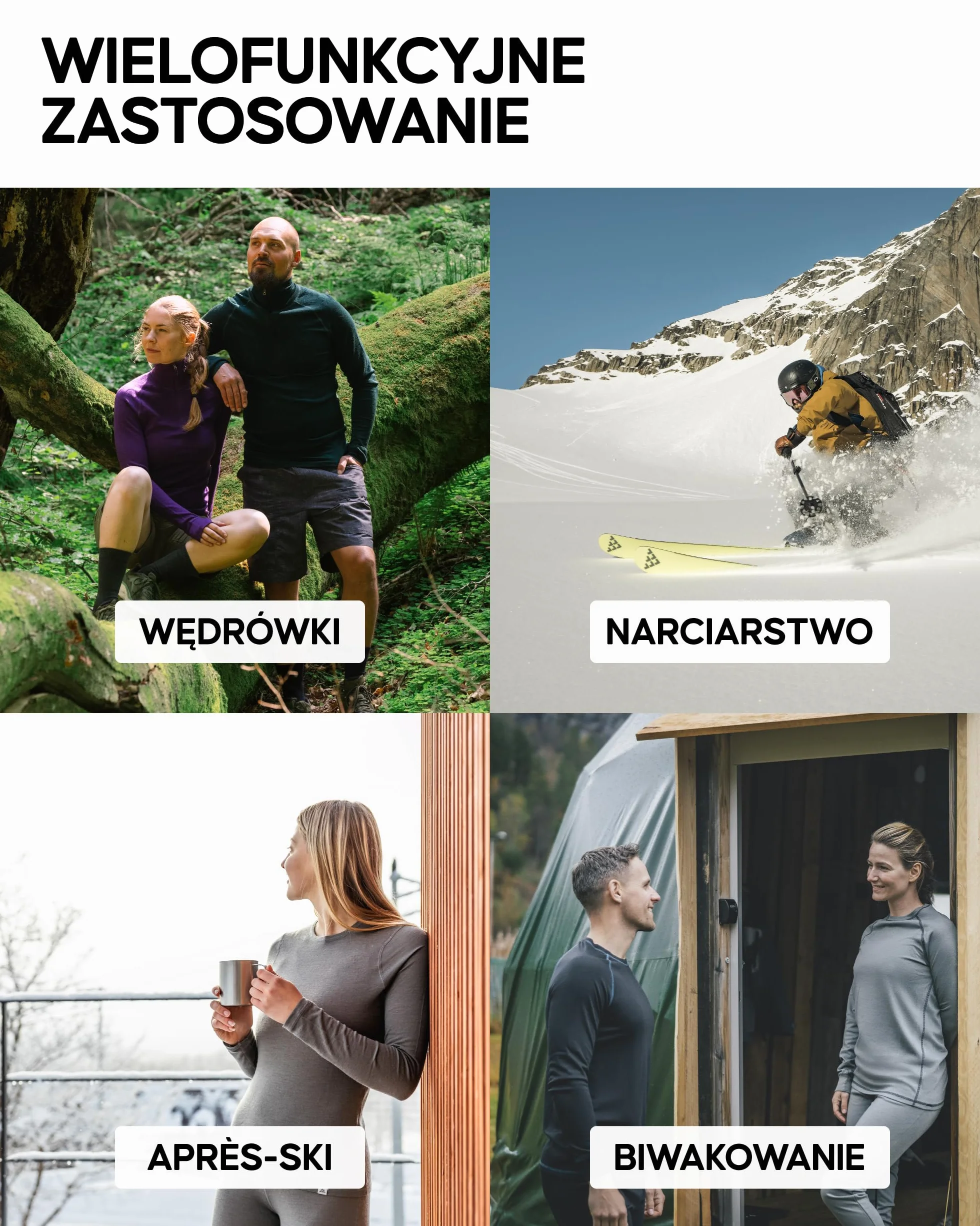 DANISH ENDURANCE Merino Wełniany Pół-Rozpinany Golf Termiczny Damski, Bielizna Termoaktywna Damska na Zimę