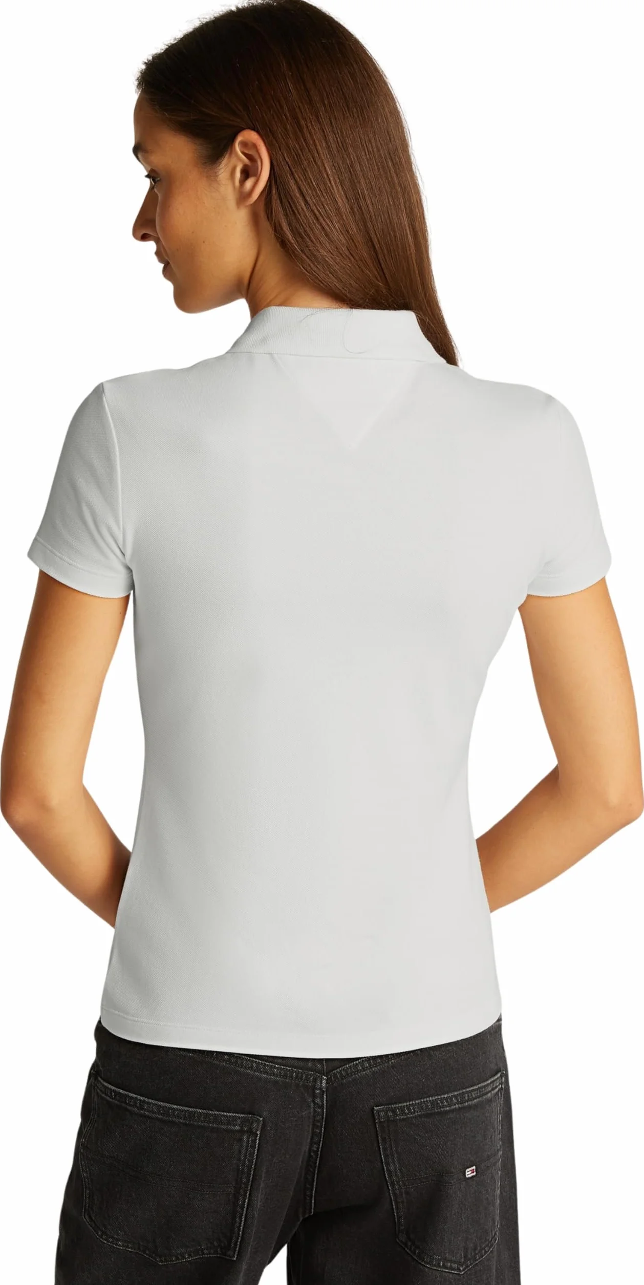 Tommy Jeans Koszulka polo S/S Kobiety Koszulka Polo Tjw Slim Essential Ss Dw0dw20160