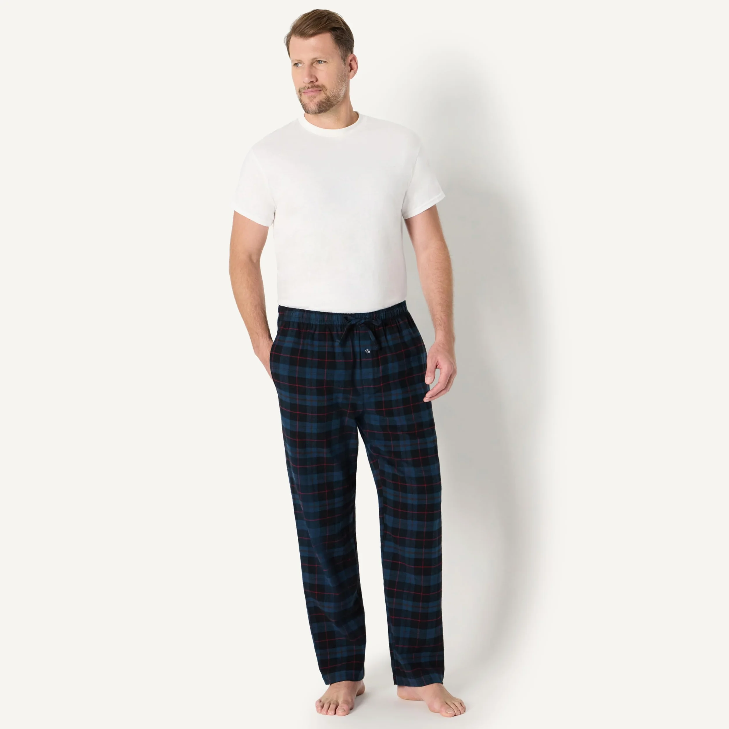 Amazon Essentials Flannel Pajama Pant - Spodnie od pidżamy Mężczyźni