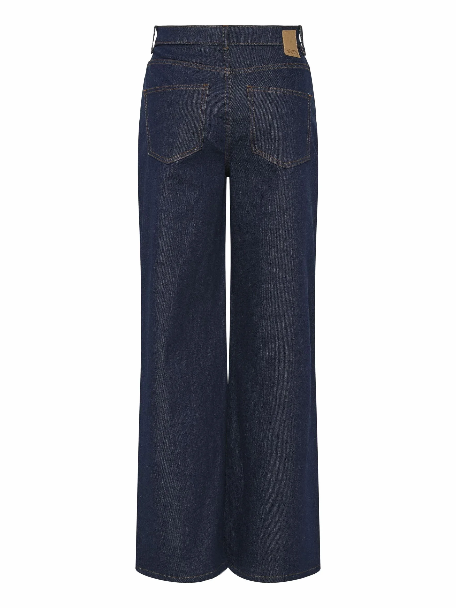 PIECES Pcselma Hw Wide Jeans Rinse Noos Bc - Szerokie dżinsy Kobiety