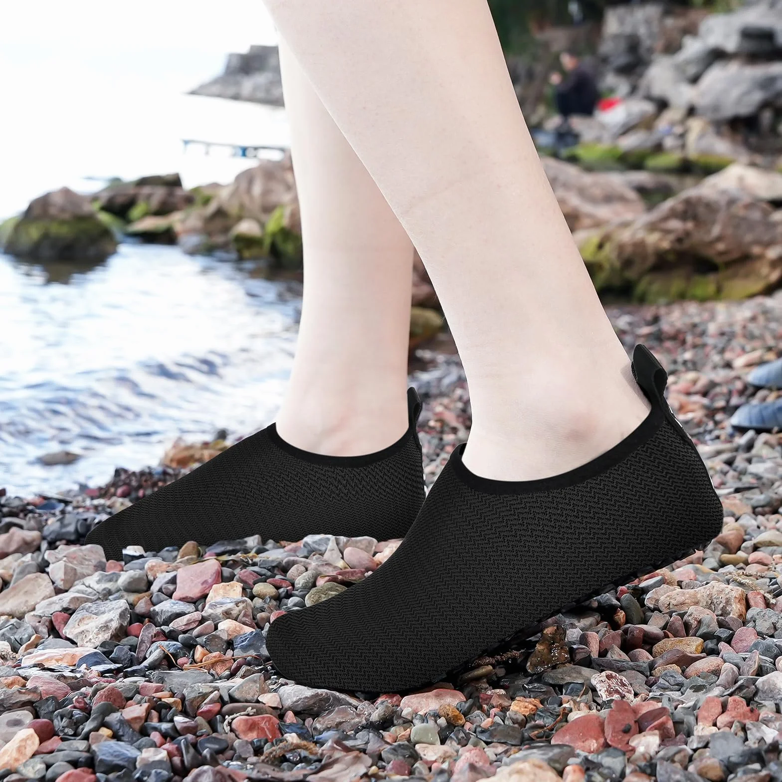 JOTO Buty wodne Buty wodne Mężczyźni Kobiety Buty Wodne, Buty Plażowe Plażowe Sandały Plastikowe, Przeciwpiaskowe Antypoślizgowe Szybkoschnące Buty Do Plaży lub Jogi