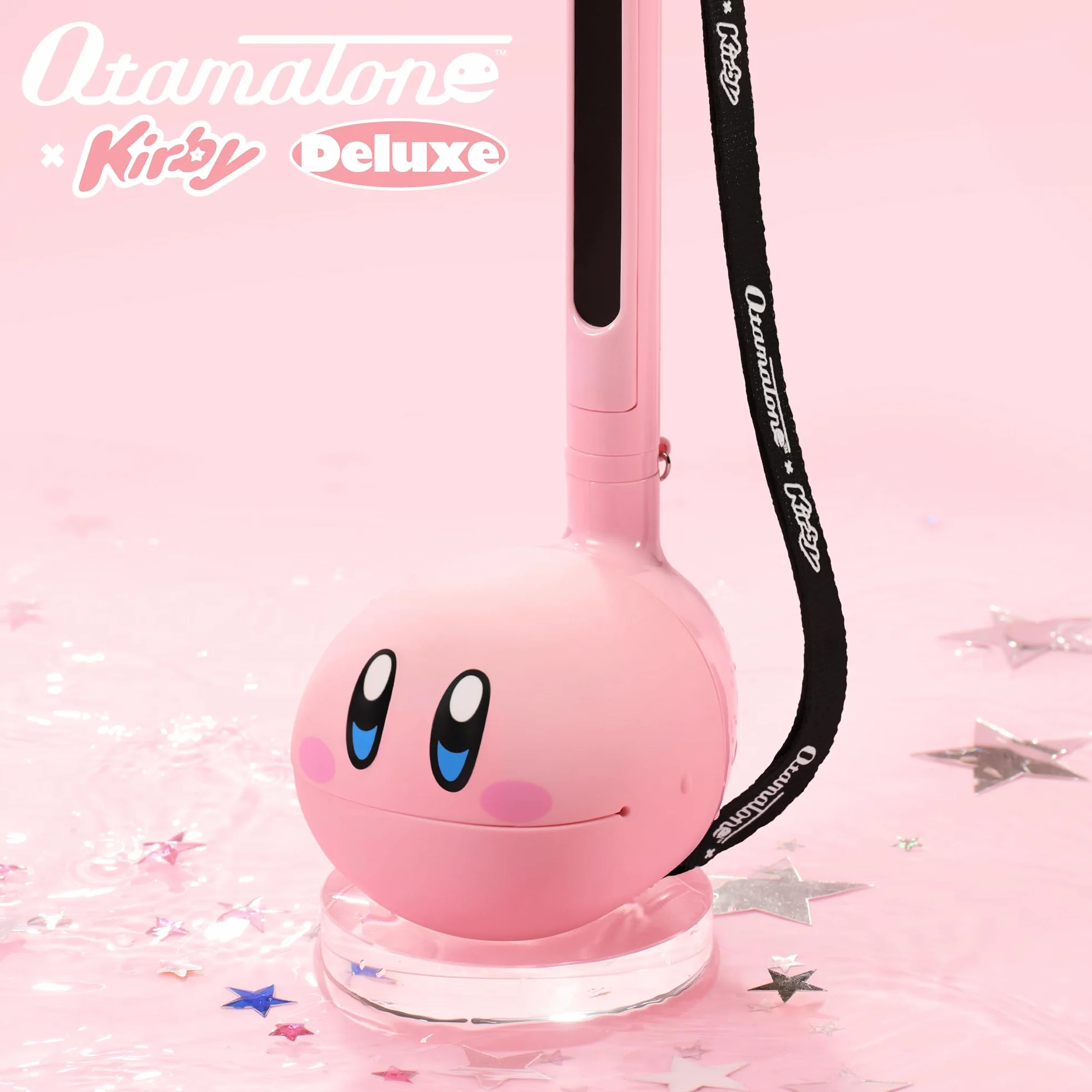 Otamatone Deluxe Kirby Japoński elektroniczny instrument muzyczny, przenośny, wrażliwy na dotyk, cyfrowy muzyczny syntezator, zabawa dla dzieci i dorosłych, na urodziny, świąteczne zabawki do grania