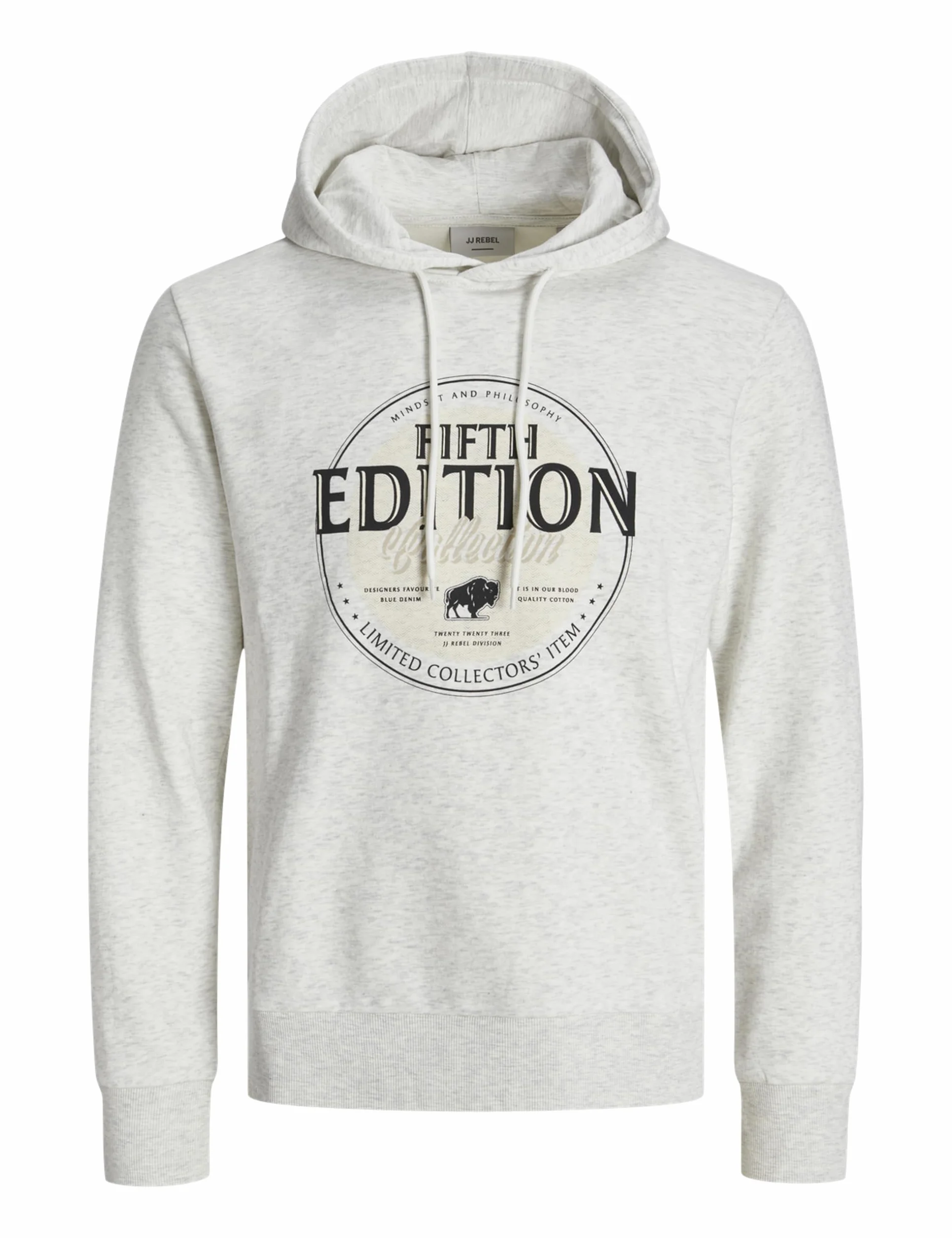 Jreblasse Sweat Hood, bia?y melan?, M