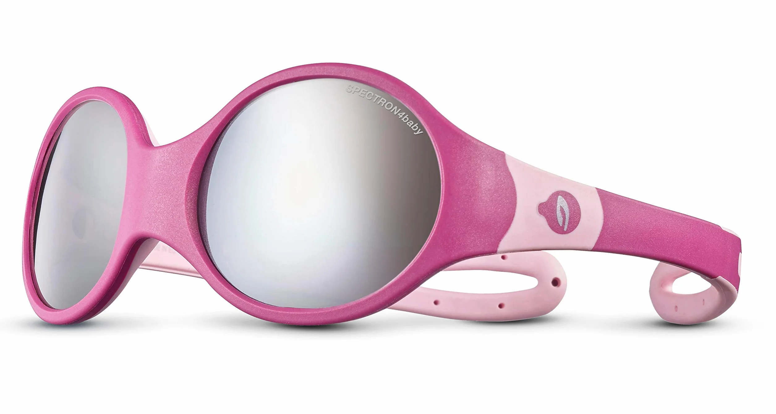 Julbo LOOP L dziewczęce okulary przeciwsłoneczne ciemnofuksja/różowe FR : XXS (rozmiar producenta: 3-5 lat)