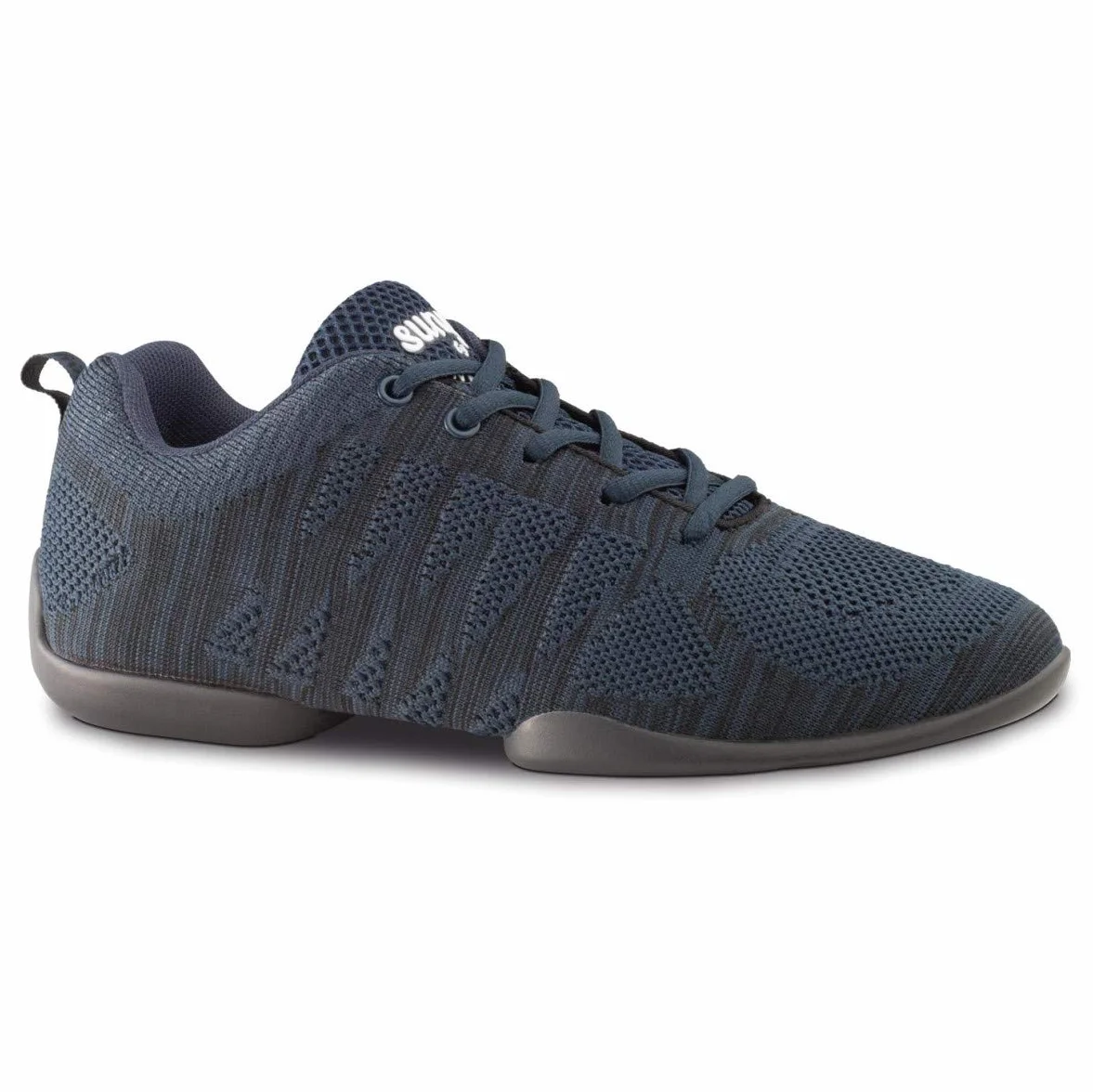 Anna Kern Męskie sneakersy Dance 4030 Bold – tekstylne niebieskie/czarne – normalna szerokość – 1 cm – podzielona podeszwa PU
