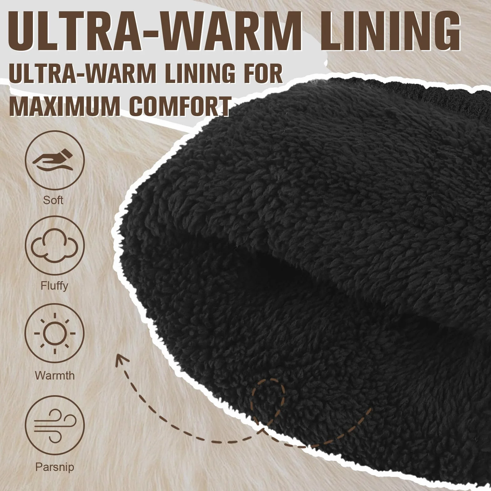 Wełniana czapka, ciepła czapka beanie z polaru, unisex, czapka zimowa, miękka i gruba czapka z dzianiny dla kobiet i mężczyzn
