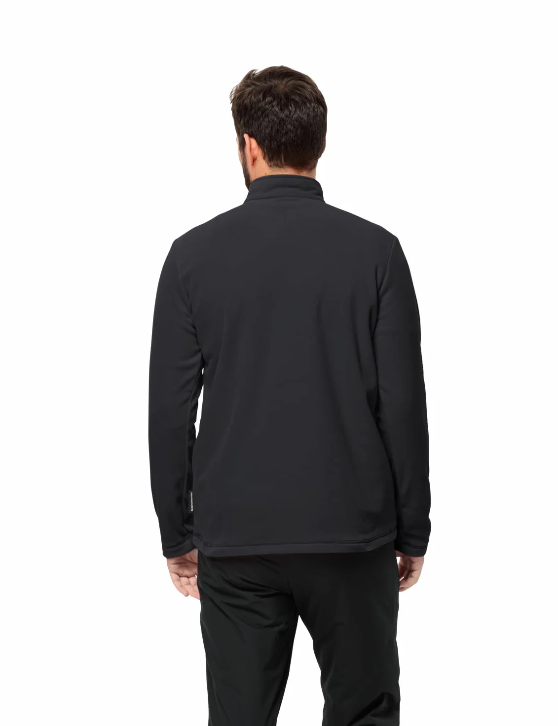 Jack Wolfskin Męski sweter Taunus Hz, czarny, M