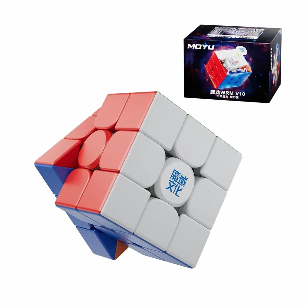 XMDCuber Moyu Weilong WR M V10 Magnetic Speed Cube 3x3, do zawodów Weilong WRM Magic Cube 3x3x3 bez naklejek, wersja 2024