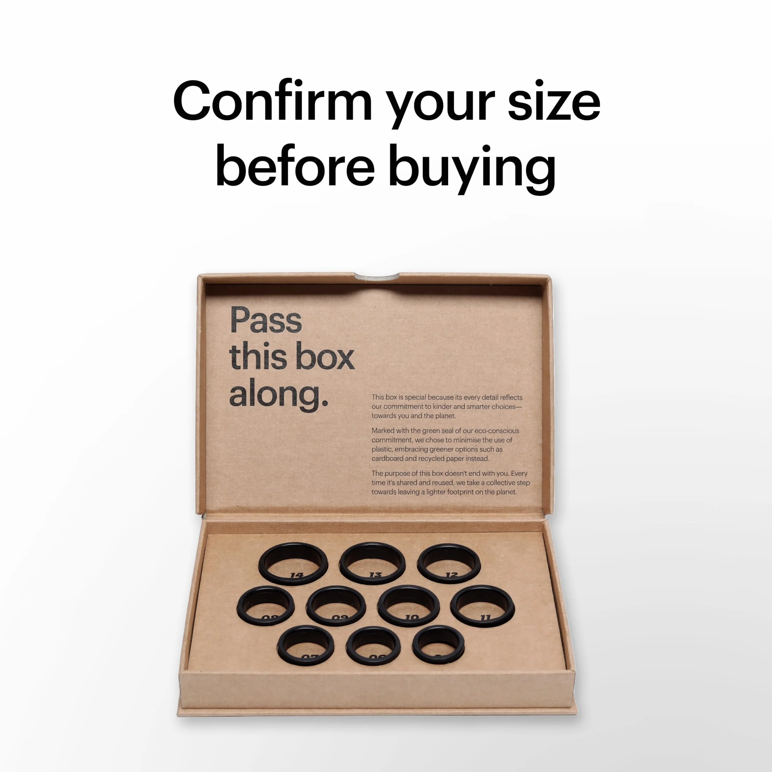 Ultrahuman Ring Air Sizing Kit – Size First Before You Buy – wybierz spośród 10 rozmiarów – rozmiary od 5 do 14 – znajdź idealny rozmiar pierścionka – inteligentny rozmiar pierścionka