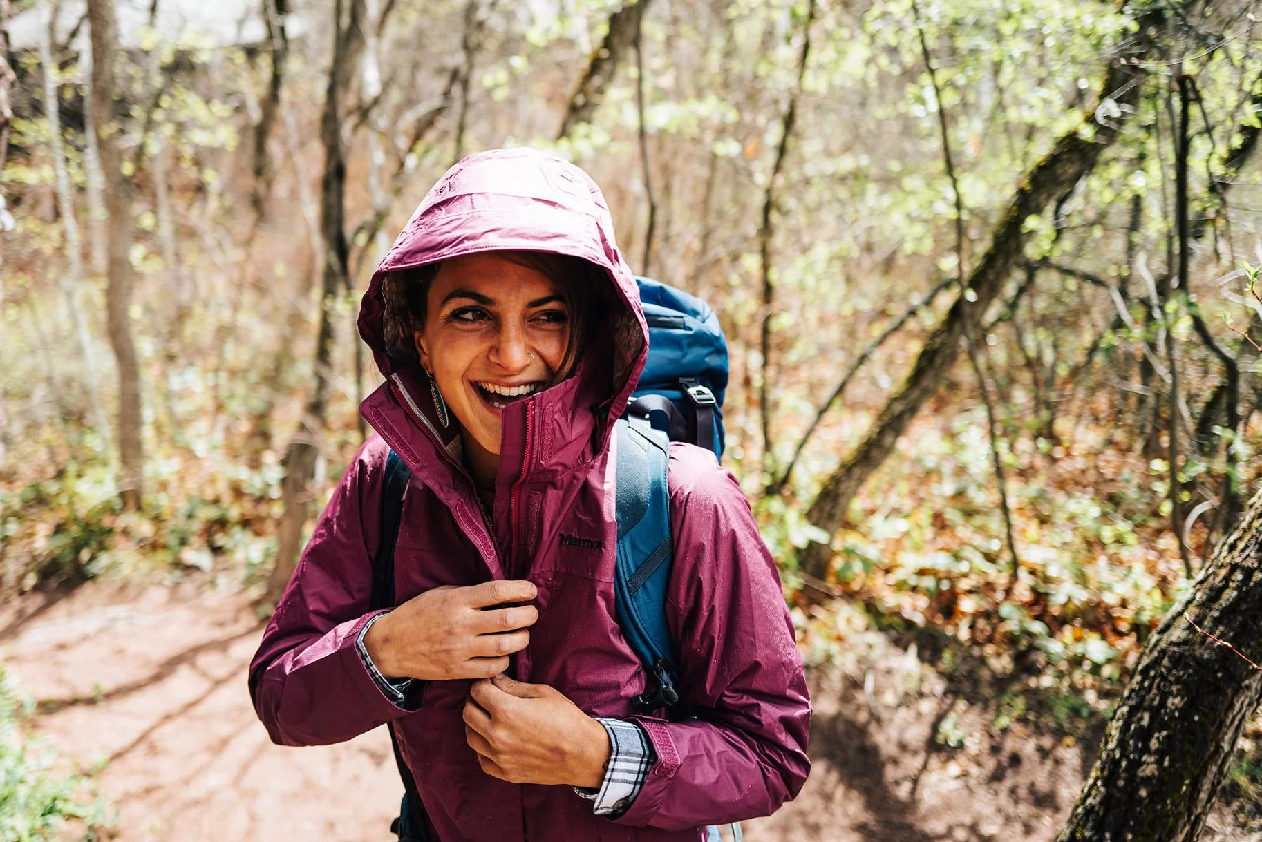 Marmot Kobiety Wm's PreCip Eco Jacket S22, Wodoodporna kurtka przeciwdeszczowa