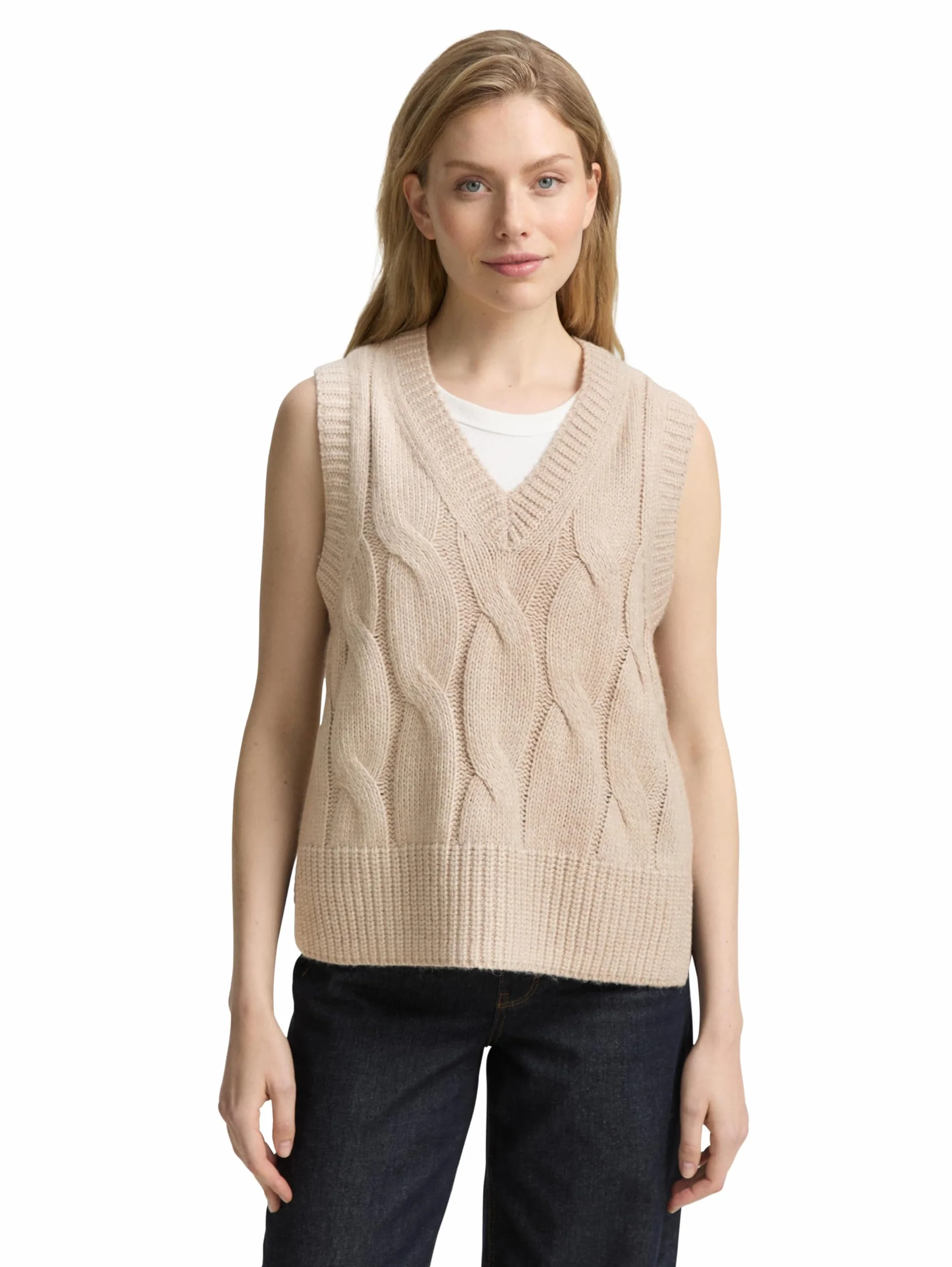 TOM TAILOR Kamizelko sweter Kobiety 1047708