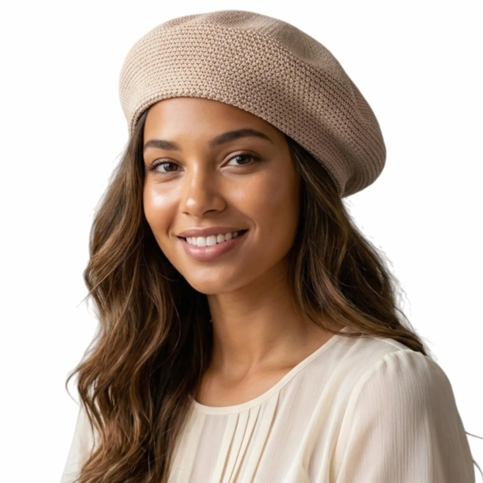 Damski kapelusz na wiosnę lato cienki oddychający kapelusz beret artysta malarz kapelusz beret luźna czapka beanie