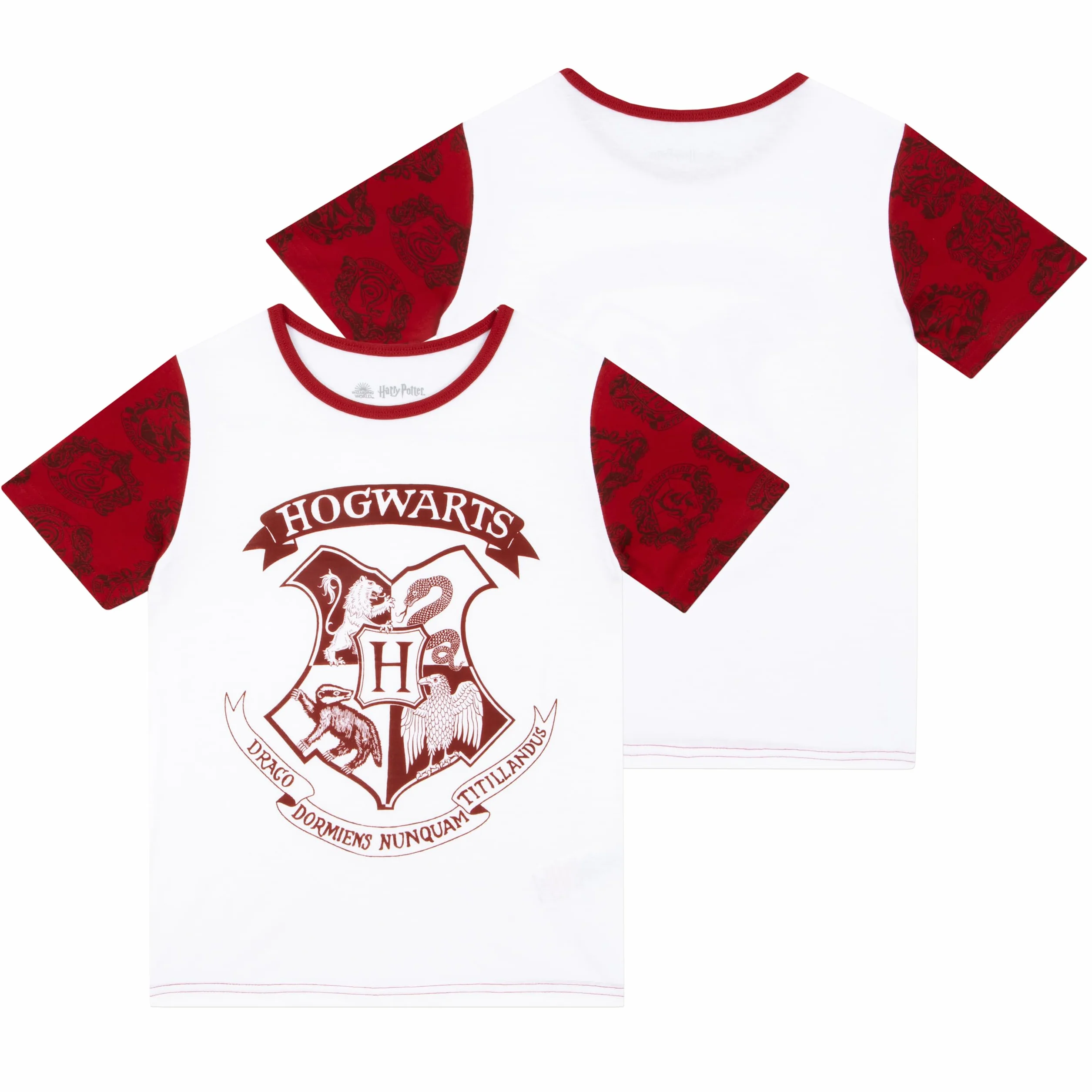 Piżama Dla Dziewczynek Harry Potter | Zestawy Piżam Dla Dziewczynek | Piżamy Slytherin I Gryffindor