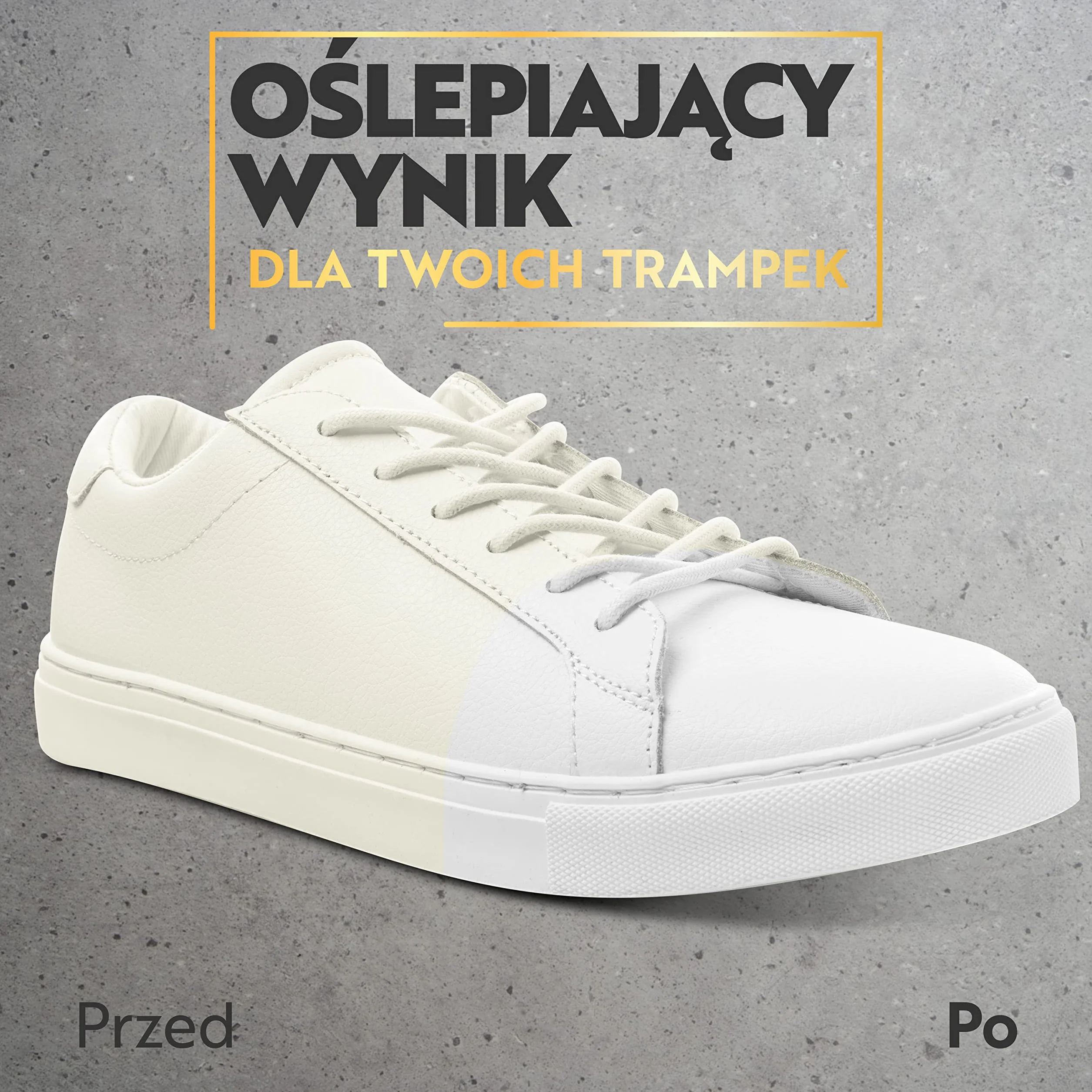 Canzt Sneaker Whitener – Biała pasta do butów sportowych i skórzanych – Odnawia kolor białych sneakersów i podeszw – 100 ml do pielęgnacji obuwia