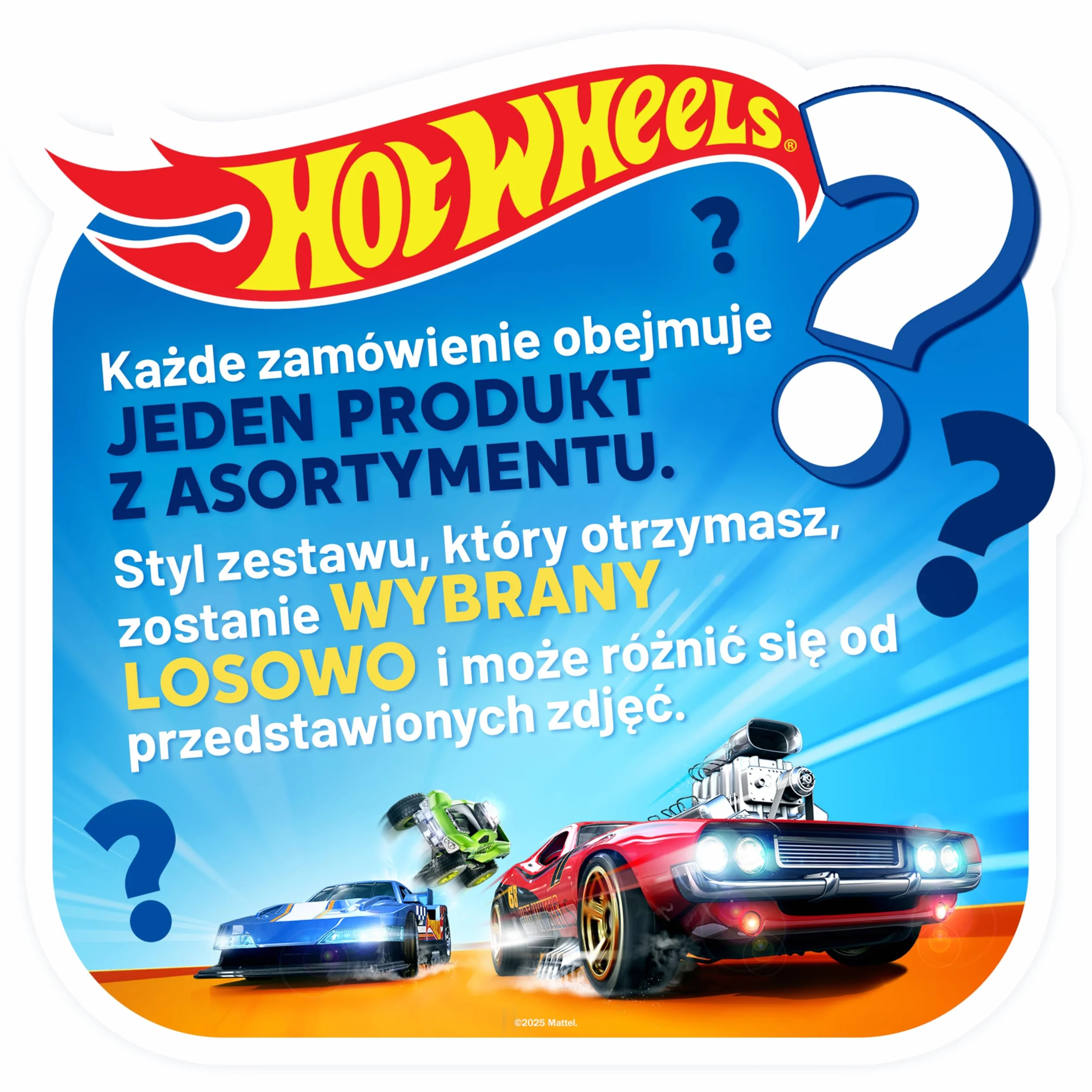 Hot Wheels - Zestaw 5 samochodzików w skali 1:64 z realistycznymi detalami, dla dzieci w wieku od 3 lat, style mogą się różnić od przedstawionych na ilustracjach, 01806