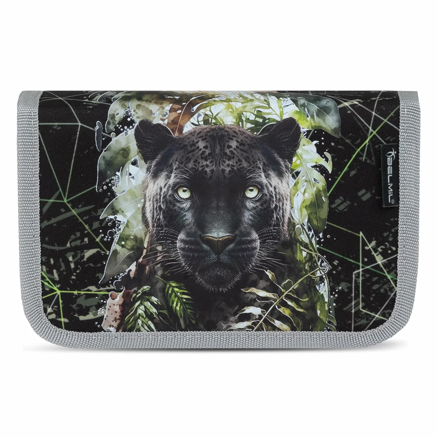 Belmil Mini -Fit tornister szkolny zestaw 4-częściowy (405-33/AG/S), Black Panther, S