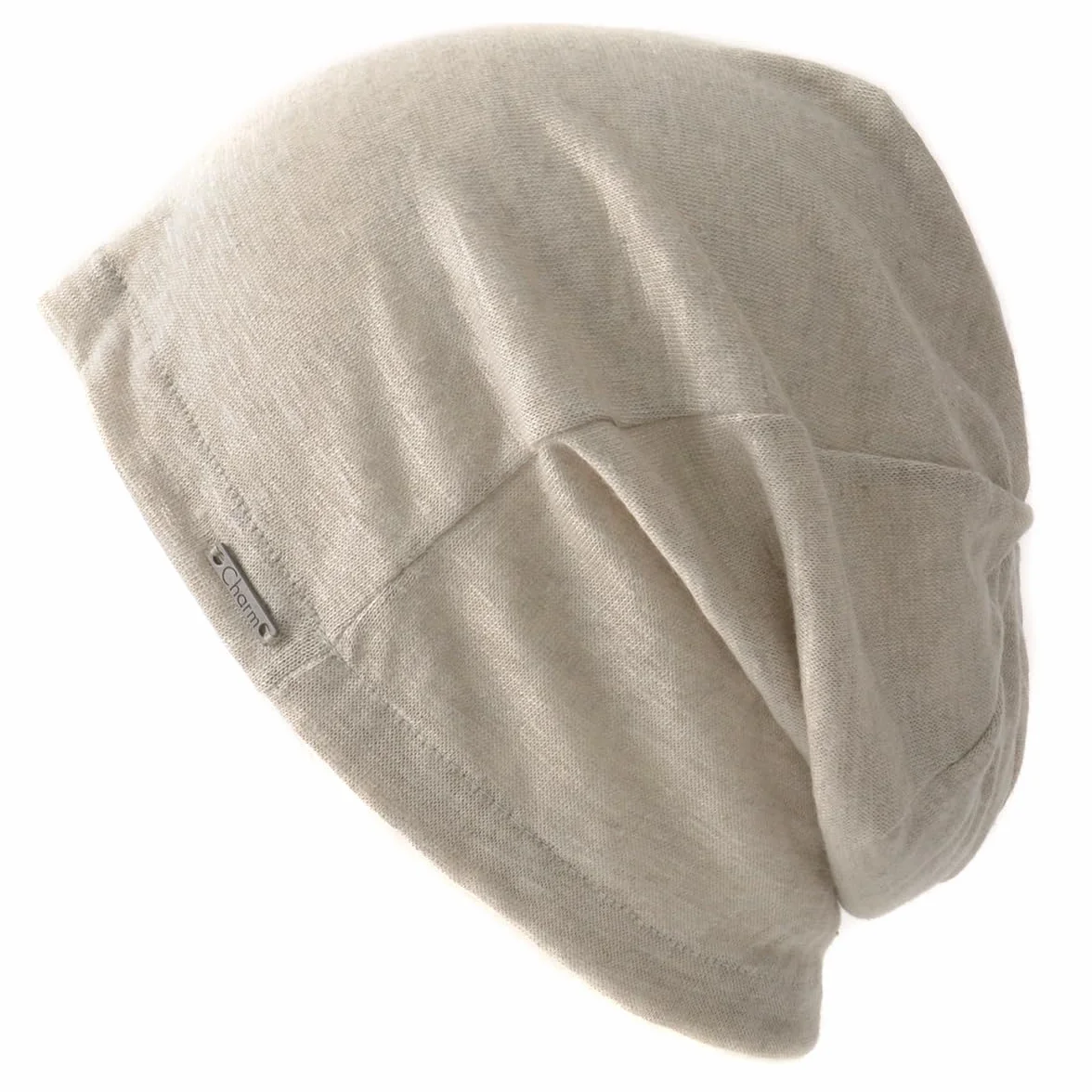 Lniana Męska Damska Czapka Letnia - Lekka Czapki z Dzianiny Typu Slouchy Beanie Wyprodukowana w Japonii