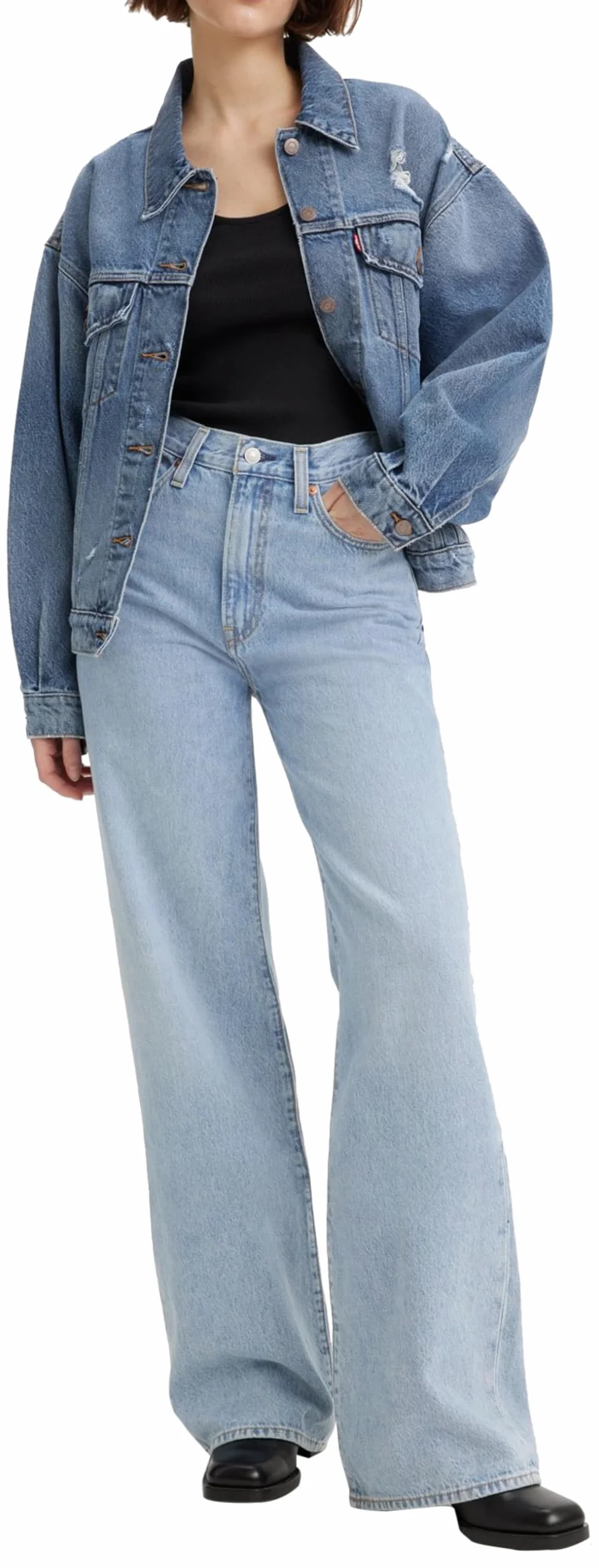 Levi's Ribcage Wide Leg - Shorty Kobiety