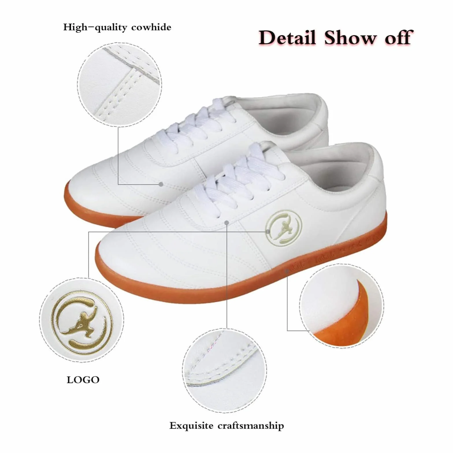 EMDPBD Buty do sztuk walki Tai Chi Mężczyźni Kobiety Płaskie antypoślizgowe Buty do sztuk walki Buty do Kung Fu Obuwie do chodzenia Trener Fitness Trampki Unisex Buty sportowe, styl1-8.5UK