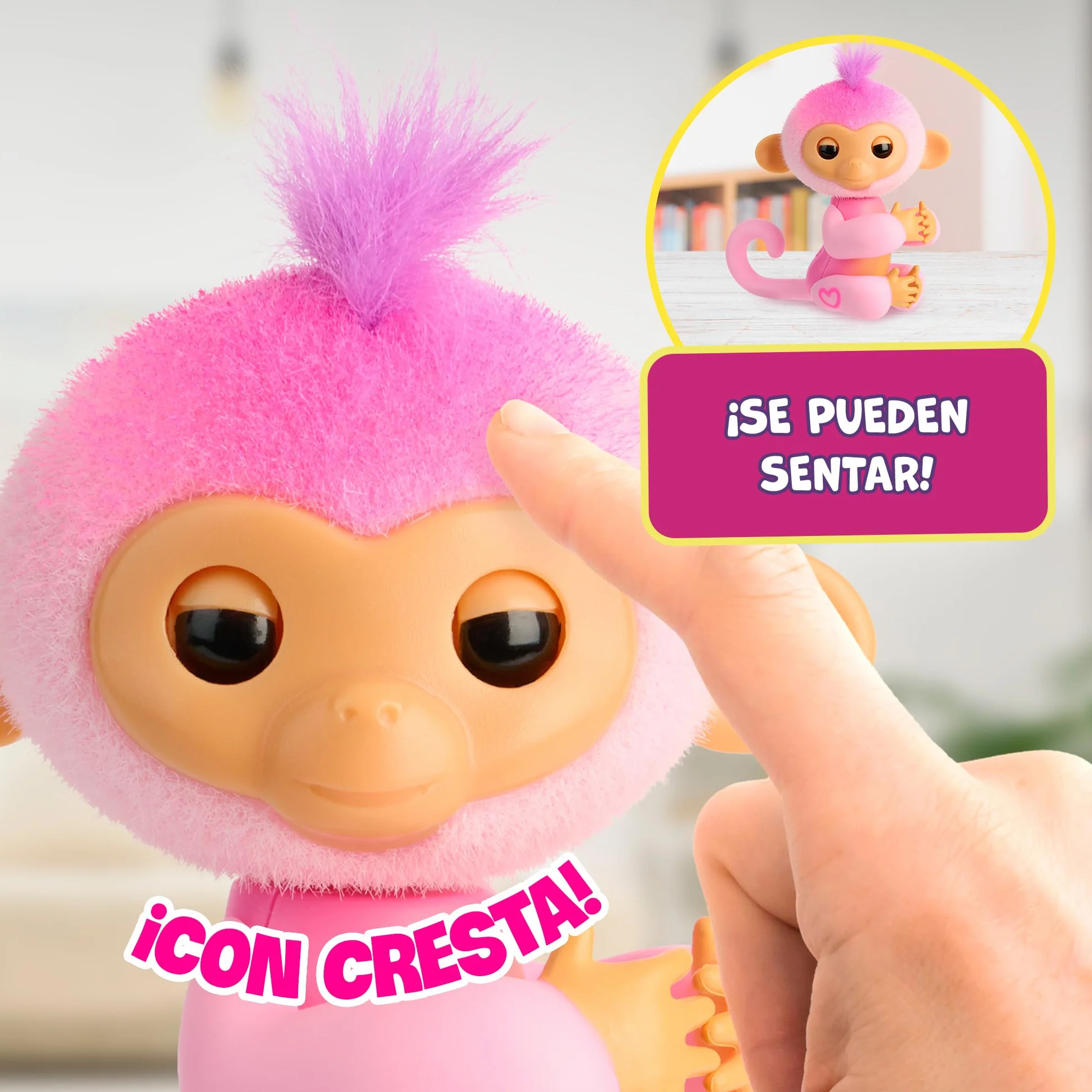 Bizak Fingerlings Leo interaktywna małpka z 70 dźwiękami i reakcjami