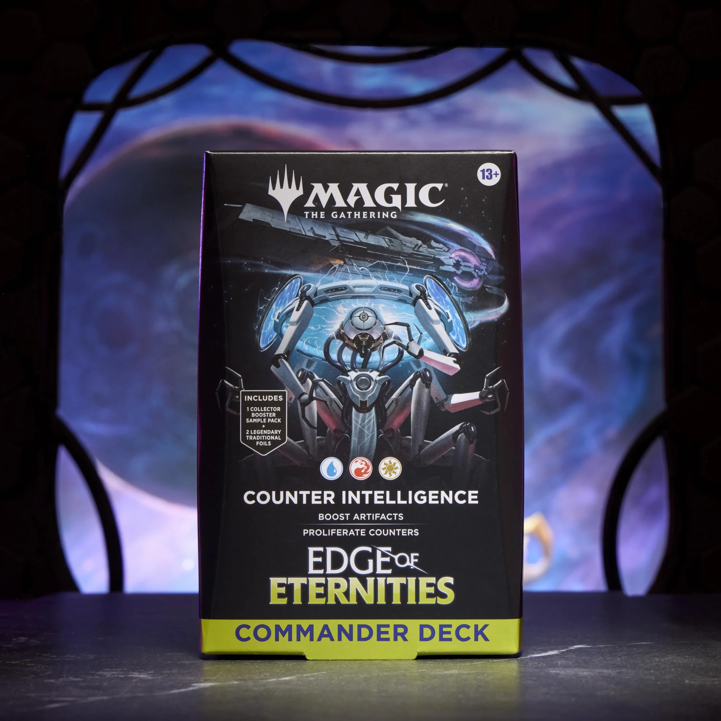 Magic: The Gathering Edge of Eternities, talia dowódcy Commander — Counter Intelligence (Wersja Angielska)