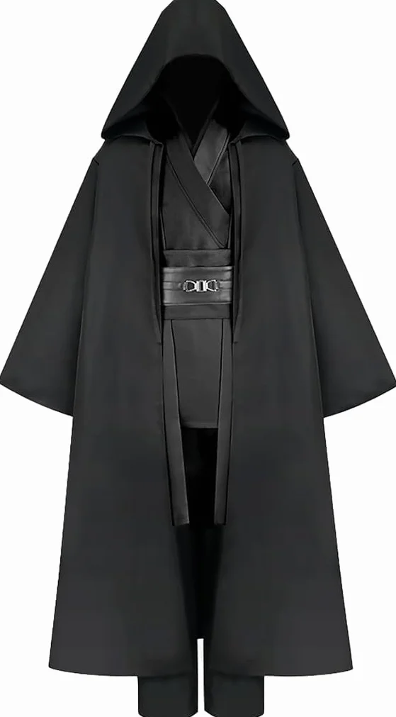 Gothden Tunika kostium z kapturem, szlafrok, rycerz, fantazyjny pełny zestaw, Halloween, cosplay, maskarada, kostium na imprezę