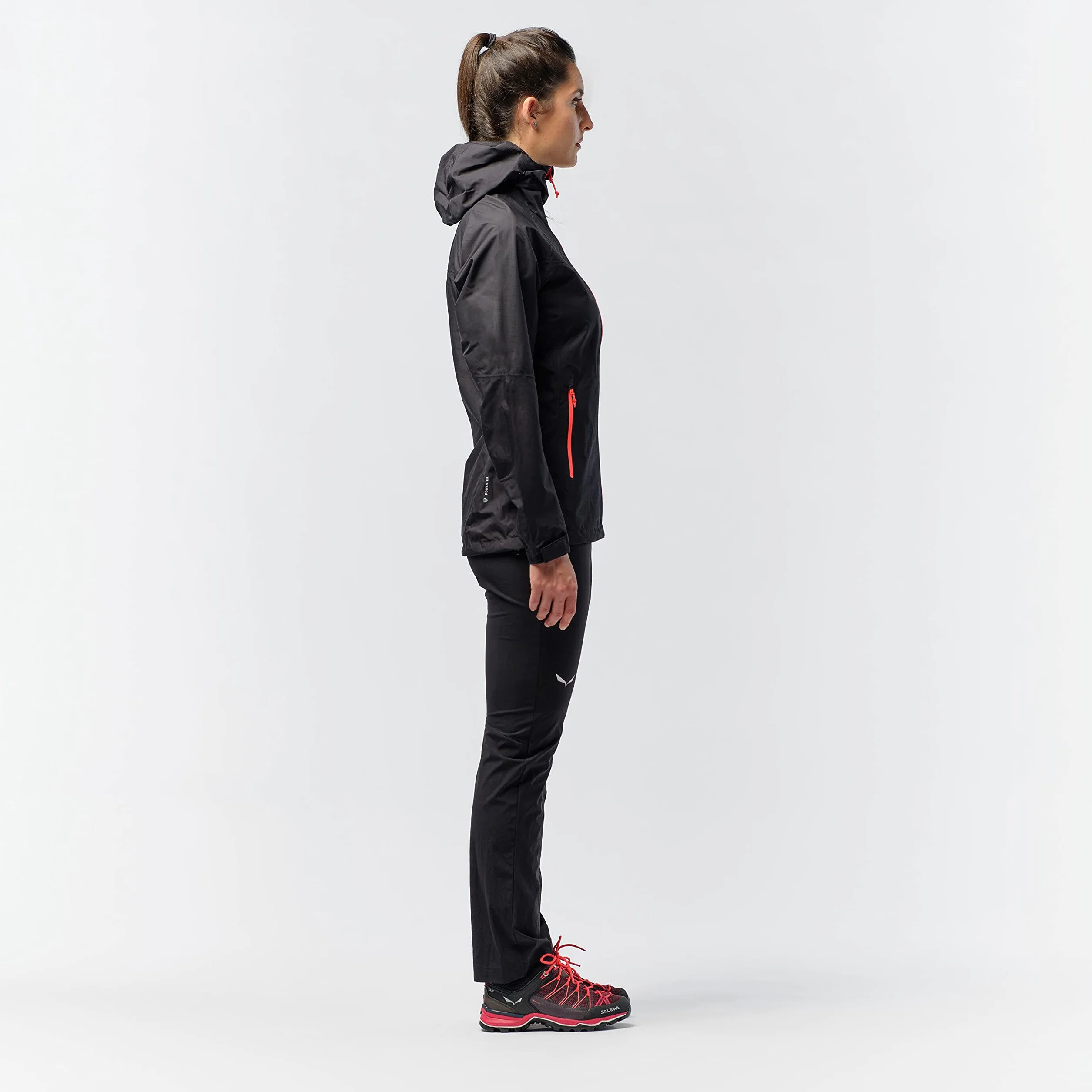 Salewa Puez Aqua 3 PTX damska kurtka hardshell, zielony (liście), rozmiar 4XL Black Out/6080 40/34