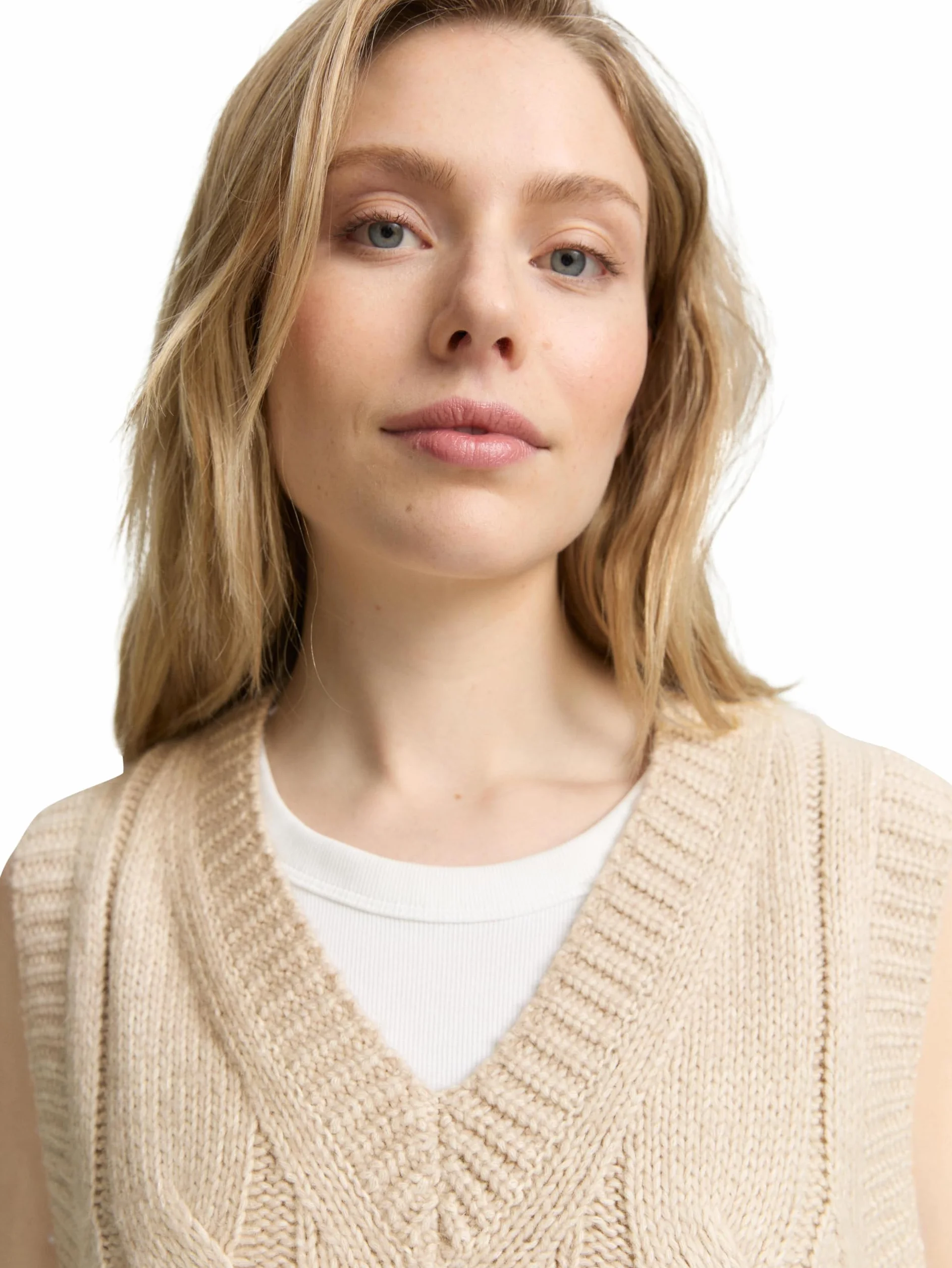 TOM TAILOR Kamizelko sweter Kobiety 1047708