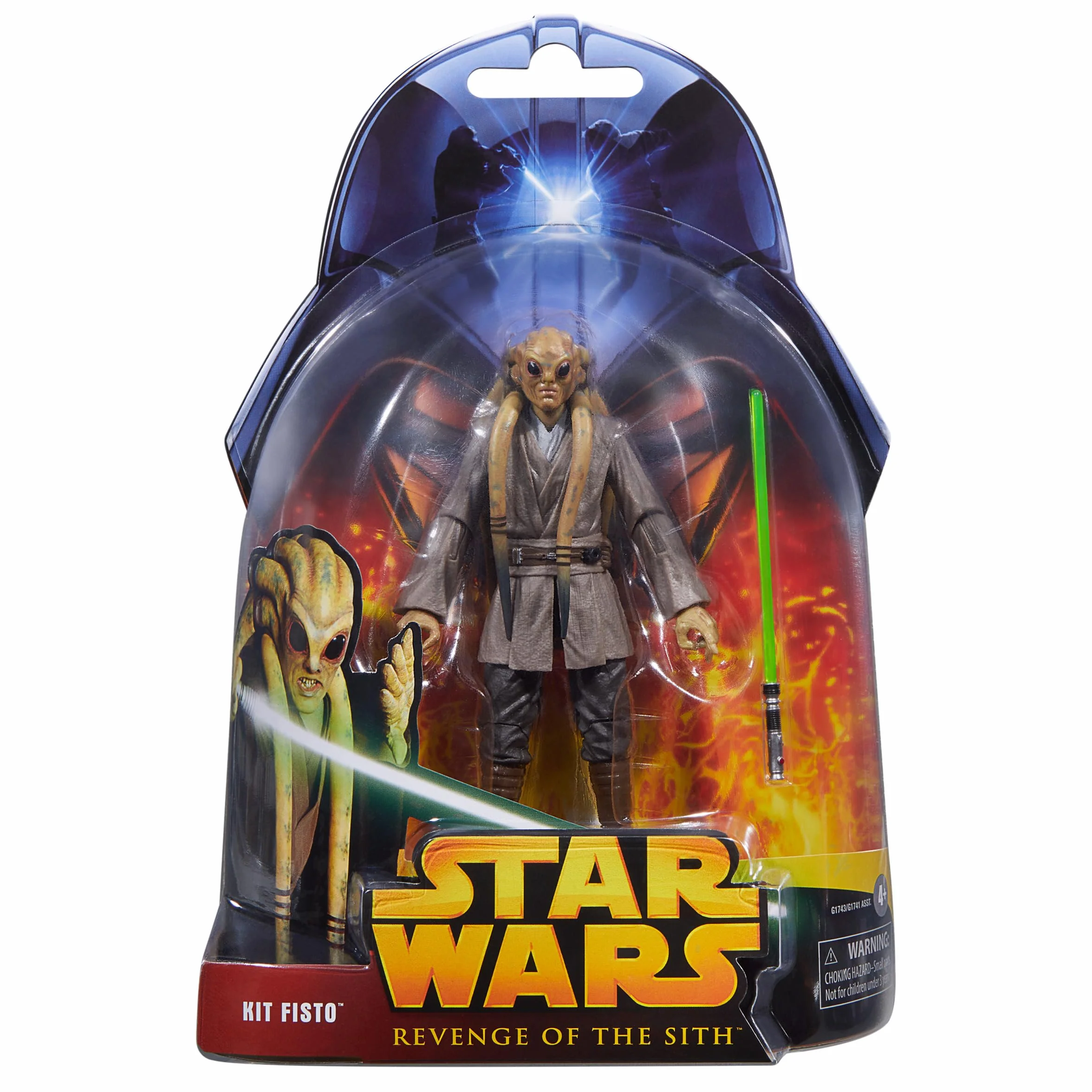 Hasbro Star Wars Kit Fisto z Kolekcji Star Wars The Black Series, 15-Centymetrowa Figurka Kolekcjonerska na 20. Rocznicę Filmu Gwiezdne Wojny: Zemsta Sithów