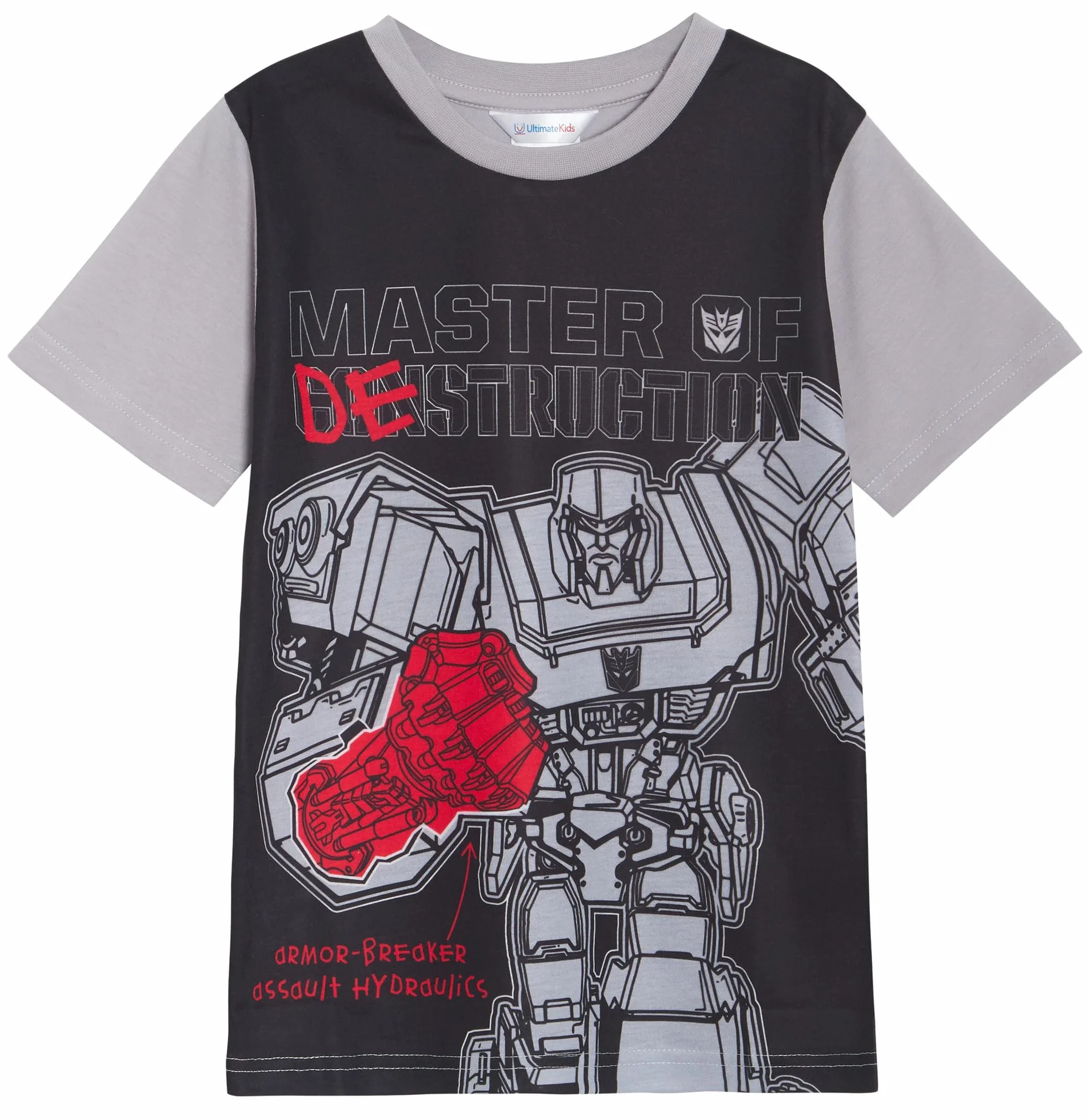 Transformers Chłopięce 3-pak T-shirtów Bumblebee Optimus Prime Megatron Dress Up Tees Topy