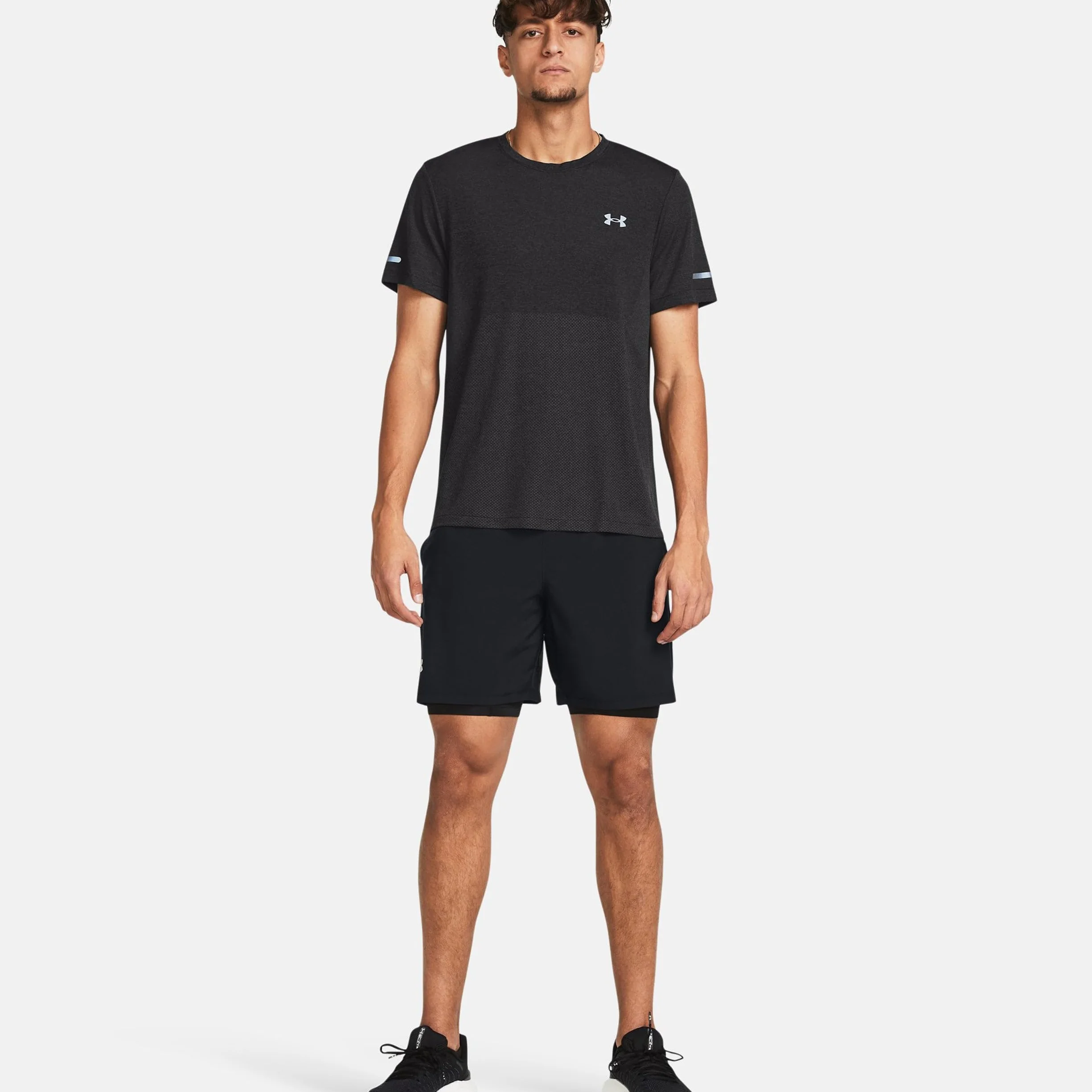 Under Armour Szorty 2 W 1 Launch Run 7" - Shorty Mężczyźni