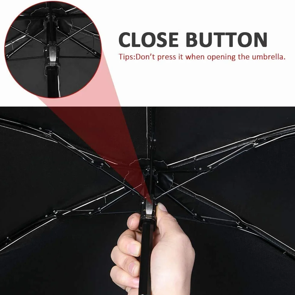 Vicloon Mini parasol, kieszonkowy parasol, ochrona przed słońcem, ochrona przed promieniowaniem UV