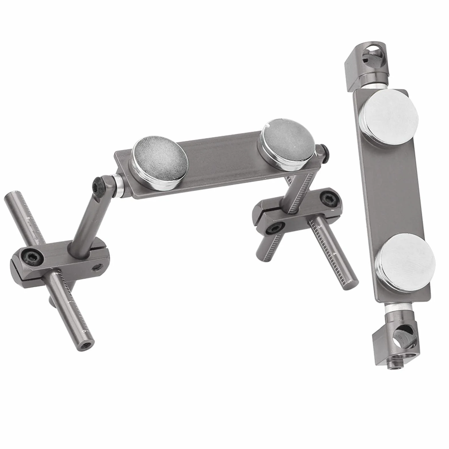 Zestaw do Montażu na Karoserii Samochodu RC, Aluminiowy Magnetyczny Uchwyt Magnetyczny na Karoserię Zestaw do Niewidocznego Mocowania na Karoserię, Magnetyczny Uchwyt na Karoserię do(Tytan)