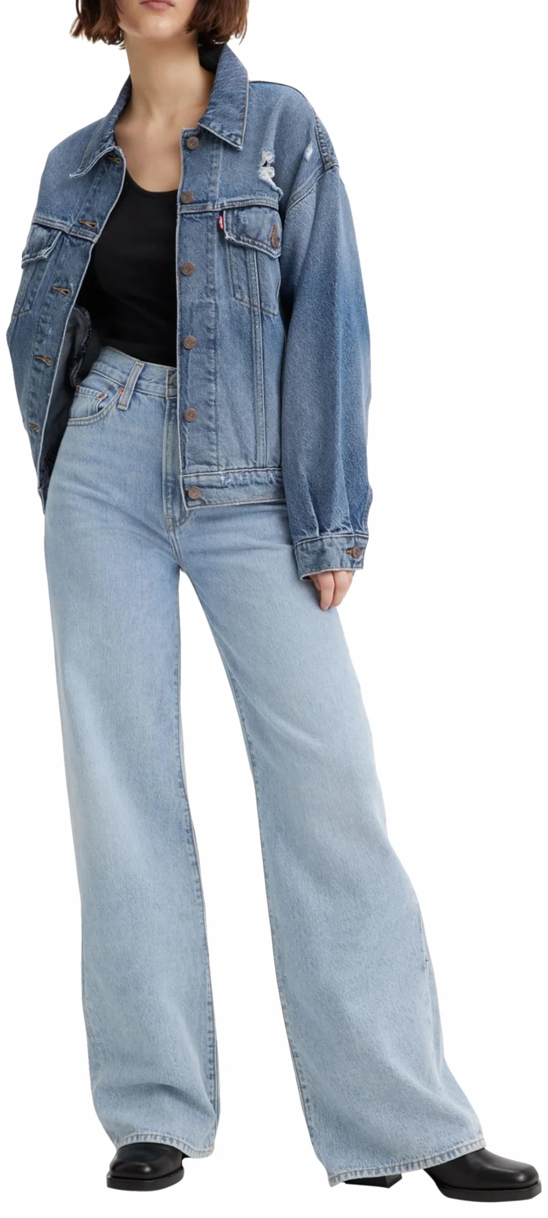 Levi's Ribcage Wide Leg - Shorty Kobiety