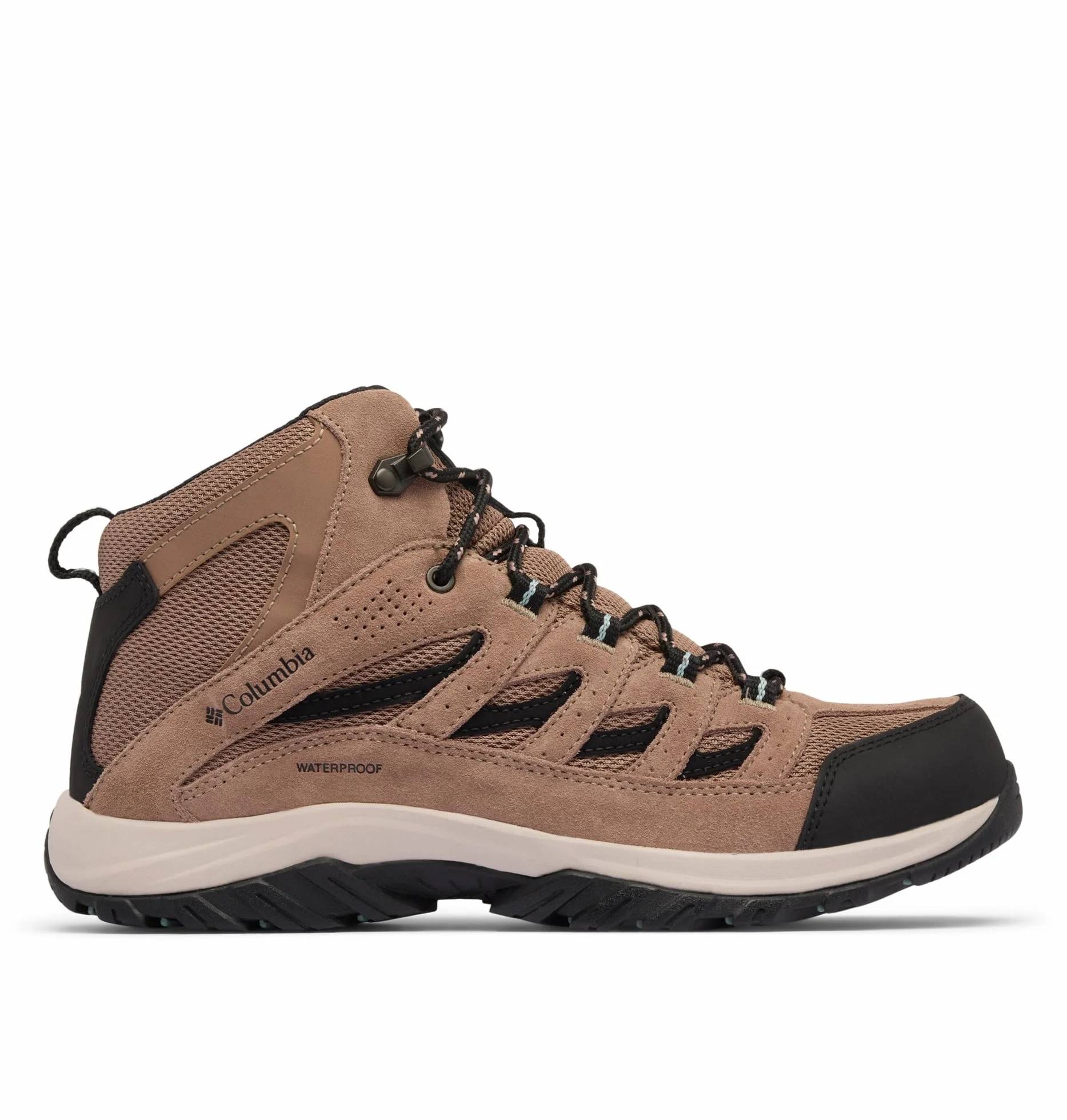 Columbia Męskie wodoodporne buty trekkingowe Crestwood Mid, Ziele angielskie kruszony niebieski, 50 EU
