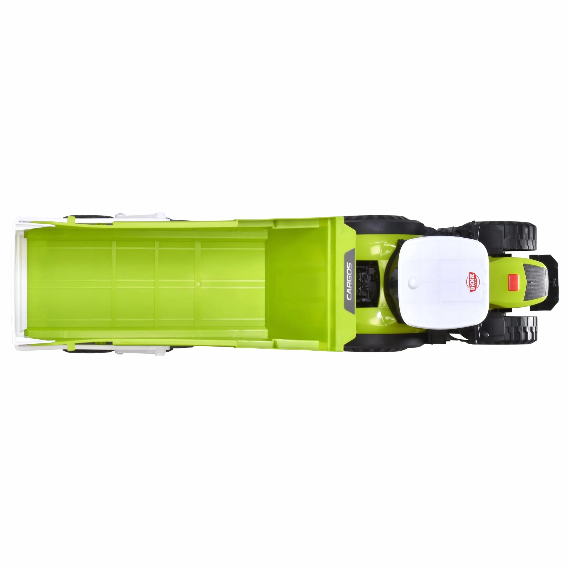 Dickie Toys 203739004ONL CLAAS Licencjonowany Traktor z przyczepą 64 cm, duży pojazd rolniczy, światło i dźwięk, ciągnik z ruchomymi elementami, zabawa w rolnika, prezent dla dzieci od 3 lat