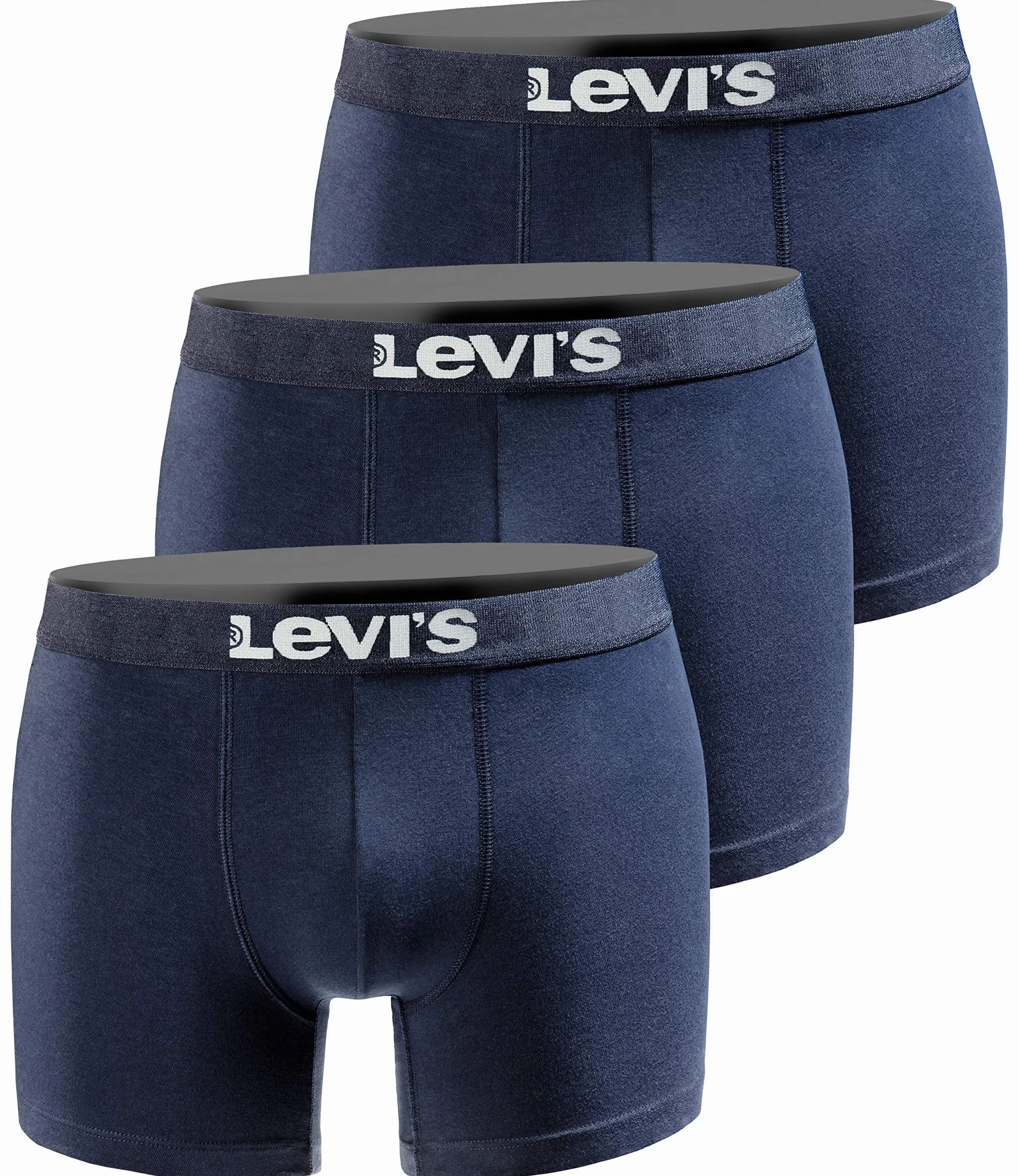 Levi's New One Męskie bokserki z nadrukiem, limitowana edycja, 3-pak, granatowe, rozm. XL, XL