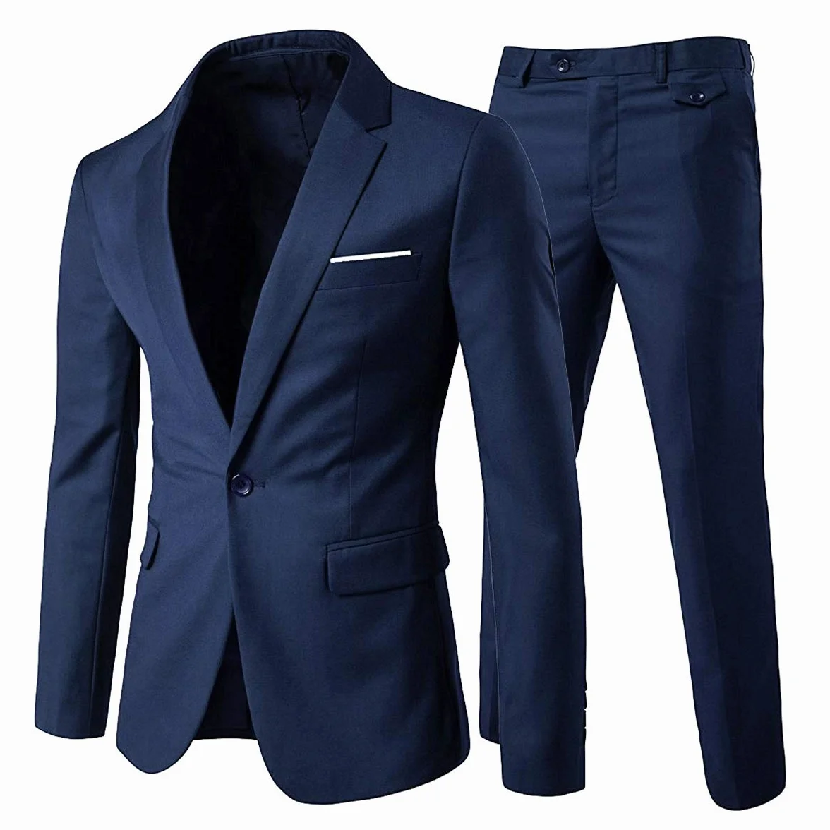 Allthemen Dres ślubny męski Slim Fit, garnitur męski na wesele, imprezę biznesową