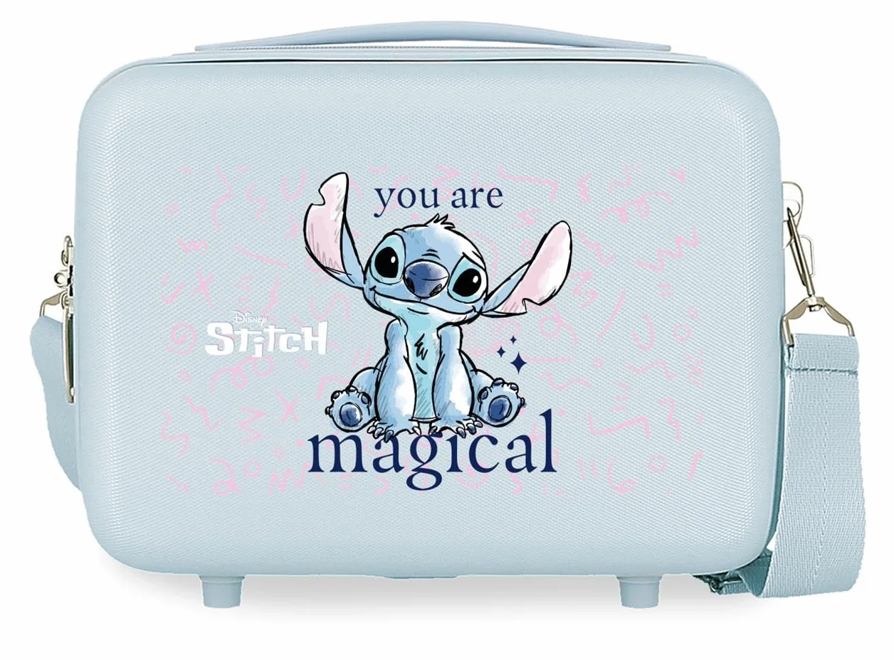 Joumma Disney Stitch You Are Magical Nececer Adaptowalny Niebieski 29 x 21 x 15 cm Twardy ABS 9,14L 0,76 kg, Jasnoniebieski, Kosmetyczka