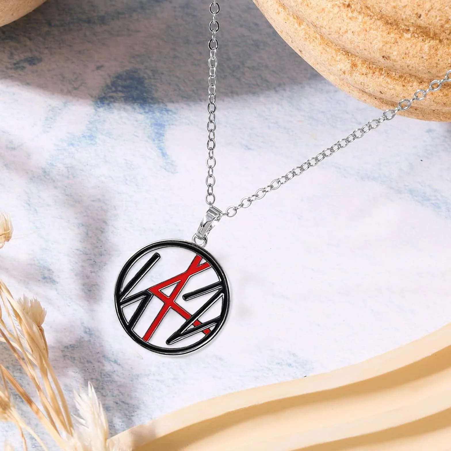 1 para rękawiczek bez palców i naszyjnik Stray Kids, Stray-Kids Merch, Stray Kids, Stray, rękawiczki dziergane, czarne zimowe rękawiczki Kpop, naszyjnik SKZ, artykuł dla fanów, prezent dla