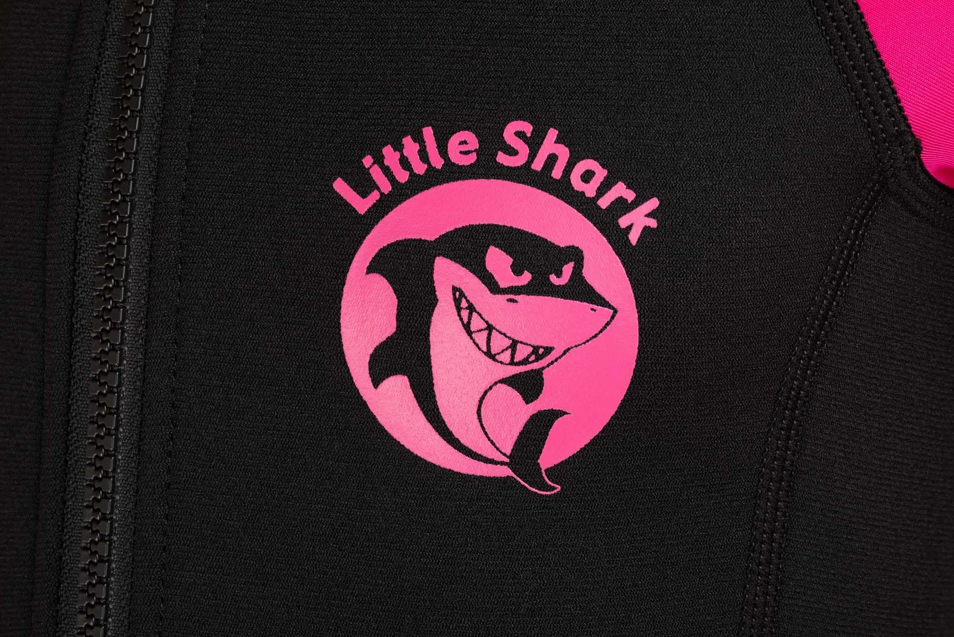Cressi Unisex-Youth Little Shark Shorty Wetsuit Pianka Z Neoprenu Dla Dzieci,Czarny/Różowy,12 Lat,Dg003107