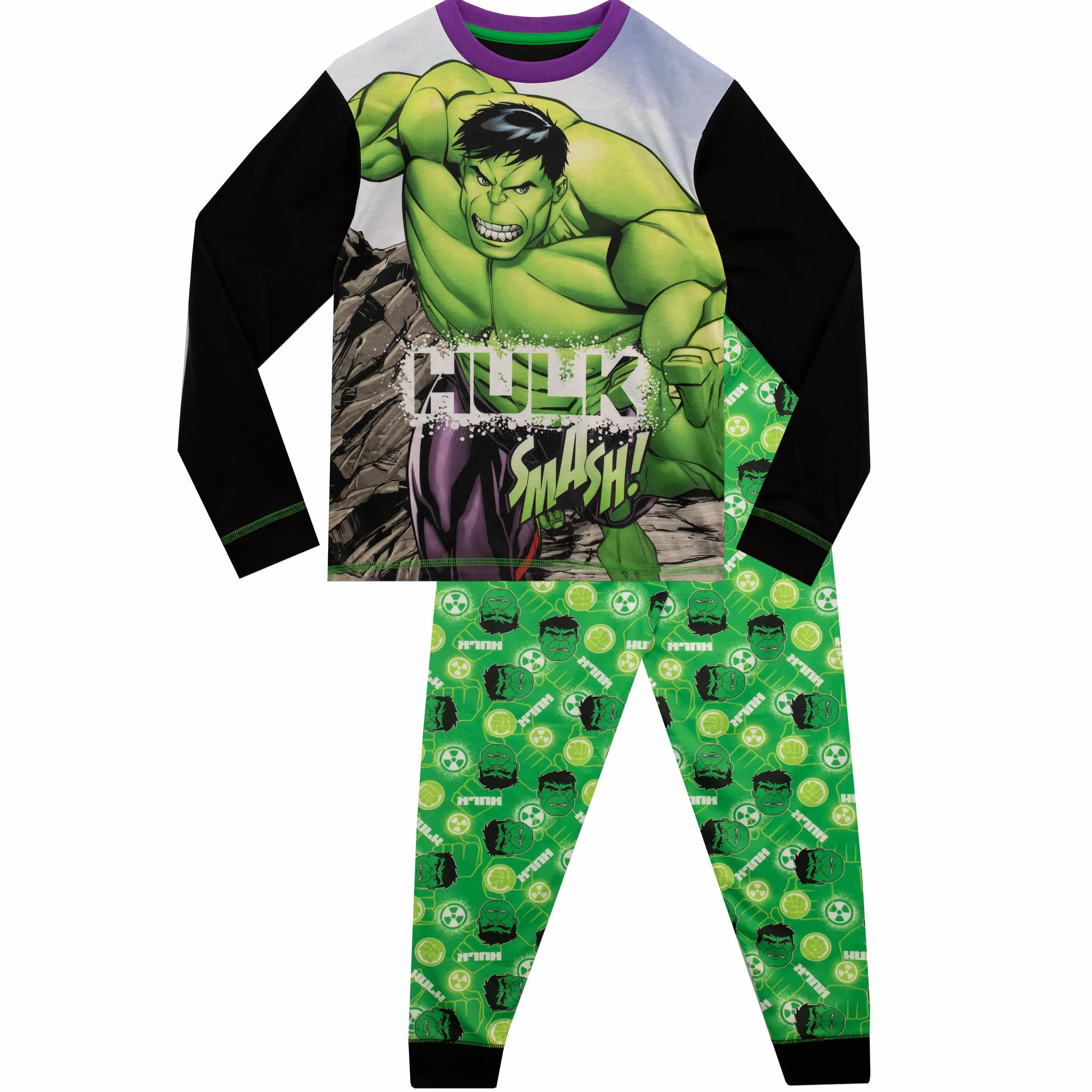 Marvel Chłopcy Pyjamas The Incredible Hulk
