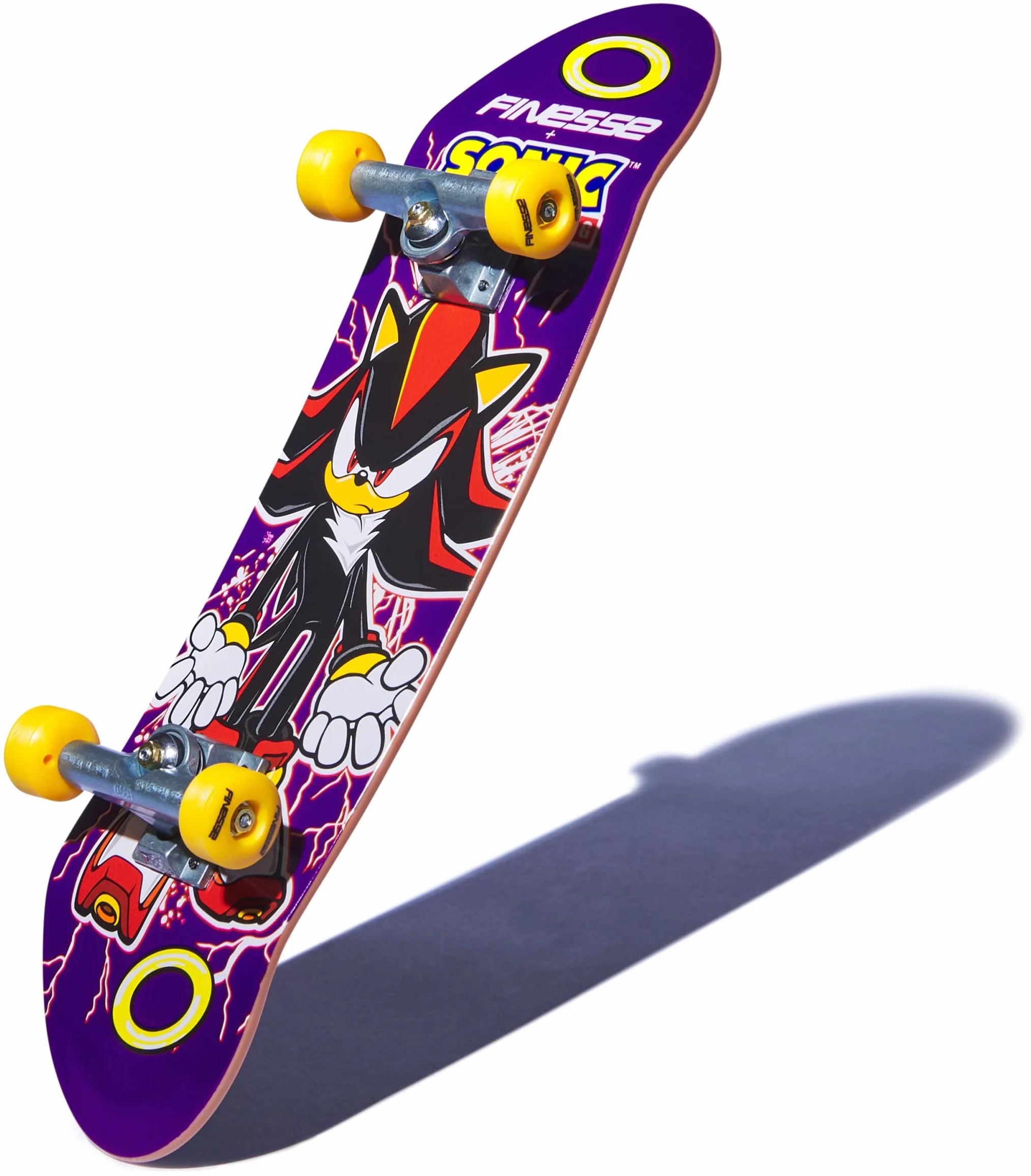 Tech Deck - Skate na palcach - 1 ręczna deska Sonic Finesse Teck Deck - Deska Sonic Finesse w formacie kolekcjonerskim 27 cm - Jazda na deskorolce rękami lub ekspozycja - Mini skate - Zabawka dla