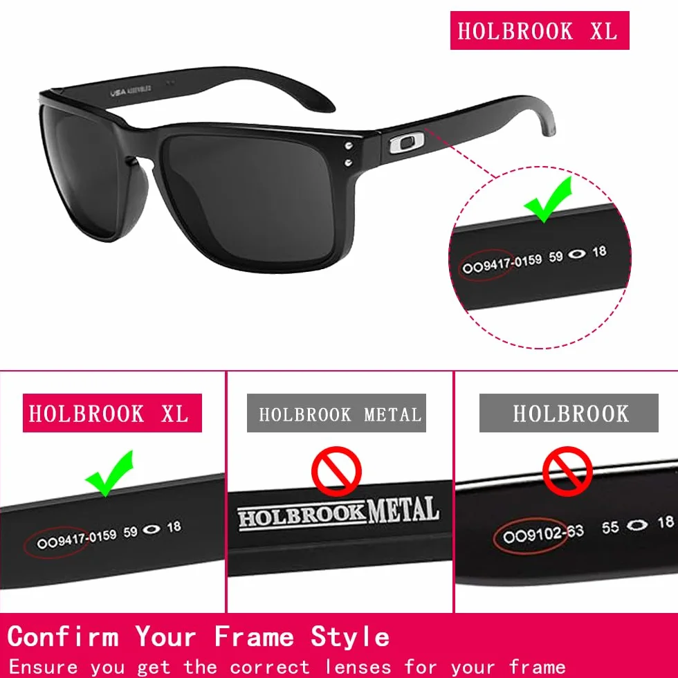 Polaryzacyjne soczewki zamienne do okularów przeciwsłonecznych Oakley Holbrook XL - wiele opcji