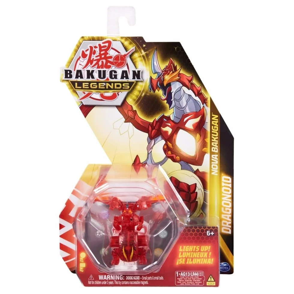Spin Master Bakugan Legends: Nova Bakugan - Dragonoid (Red) (20139533)