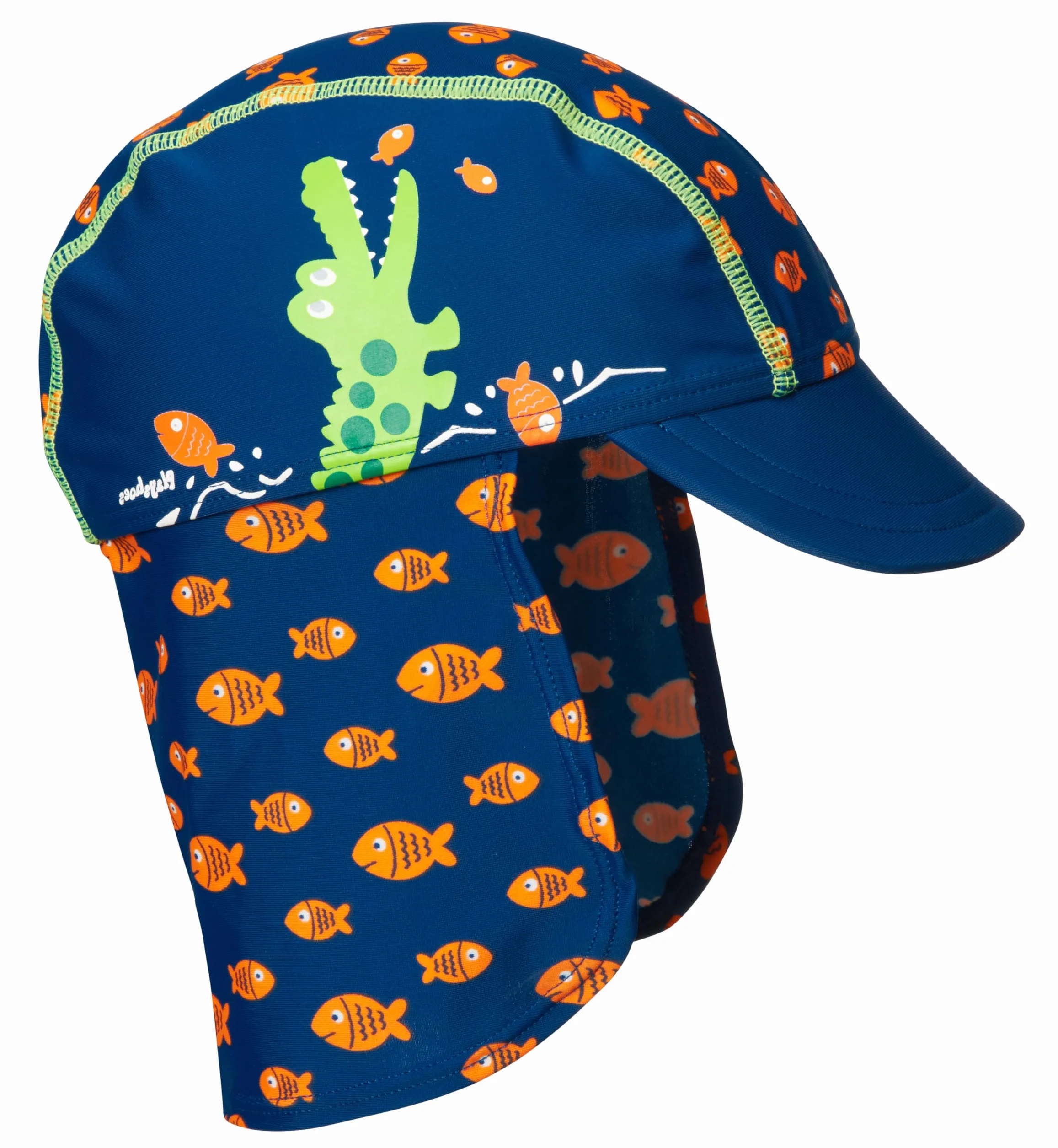Playshoes czapka Uniseks - dzieci UV-Schutz Mütze Krokodil (1 w zestawie)
