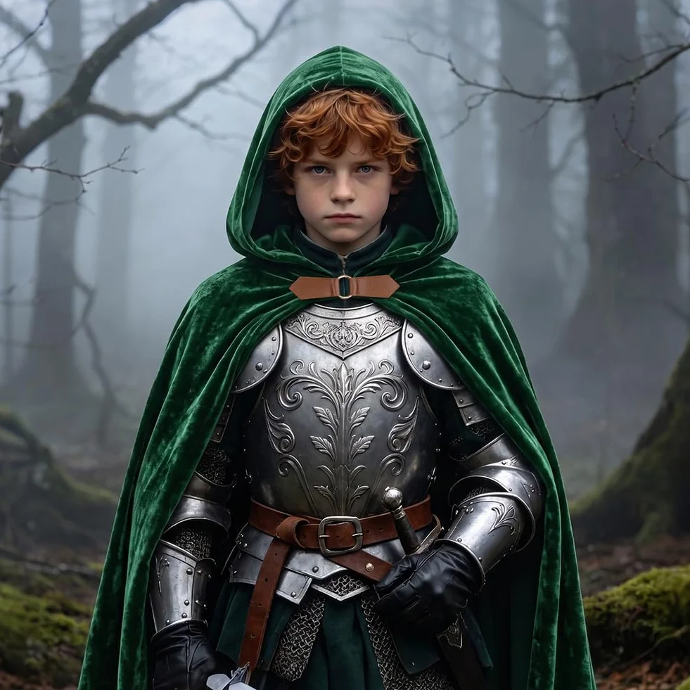 Średniowieczny płaszcz z kapturem, peleryna hobbitowa, 2 szt. peleryna na Halloween dla kobiet mężczyzn z naszyjnikiem, Renesans peleryna dla dorosłych na Halloween Halloween Cosplay, 100 cm
